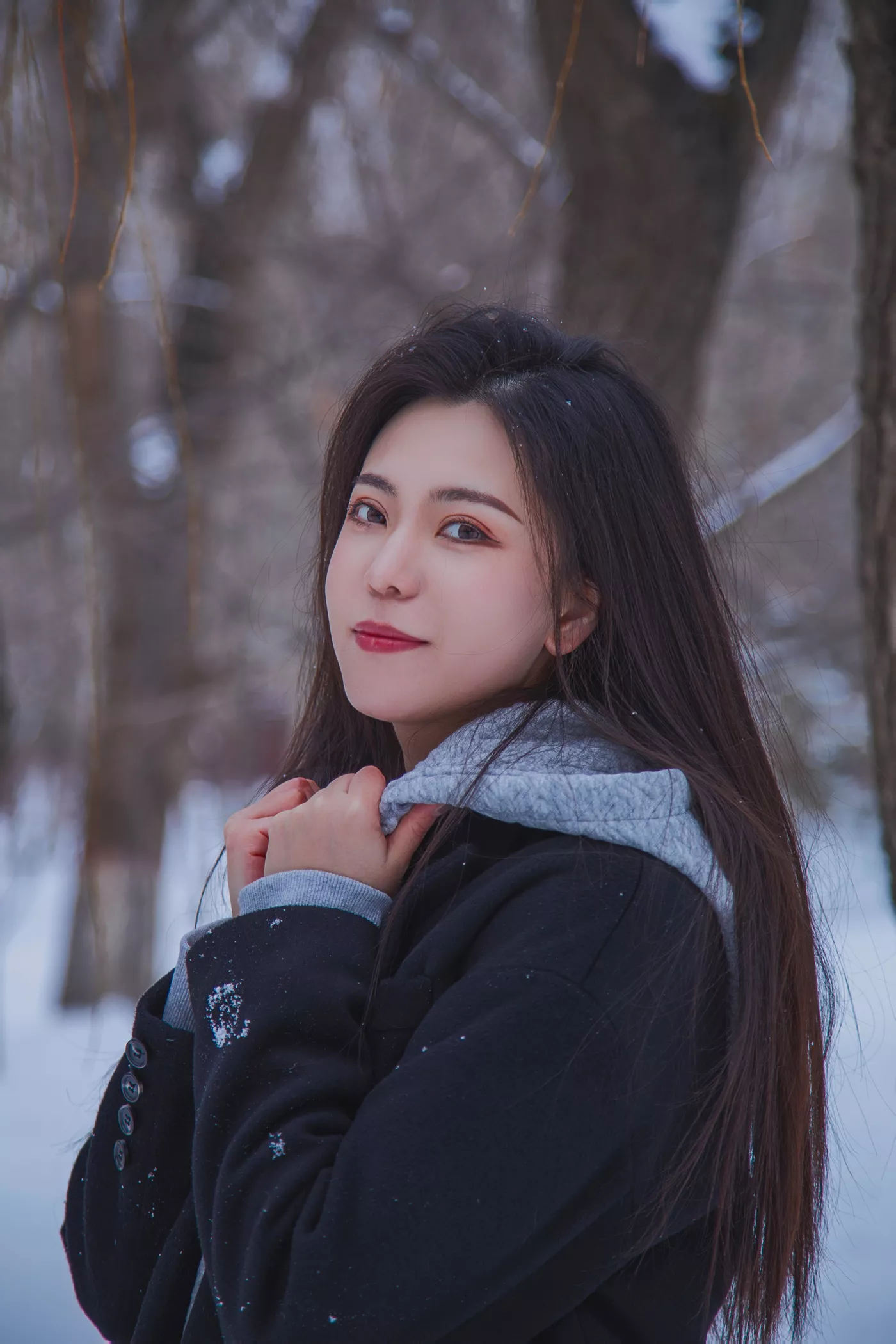 图片[27]-[织梦映像]NO.060 踏雪无痕-首次雪景拍摄，天寒地冻[200P] – 速更版-美库