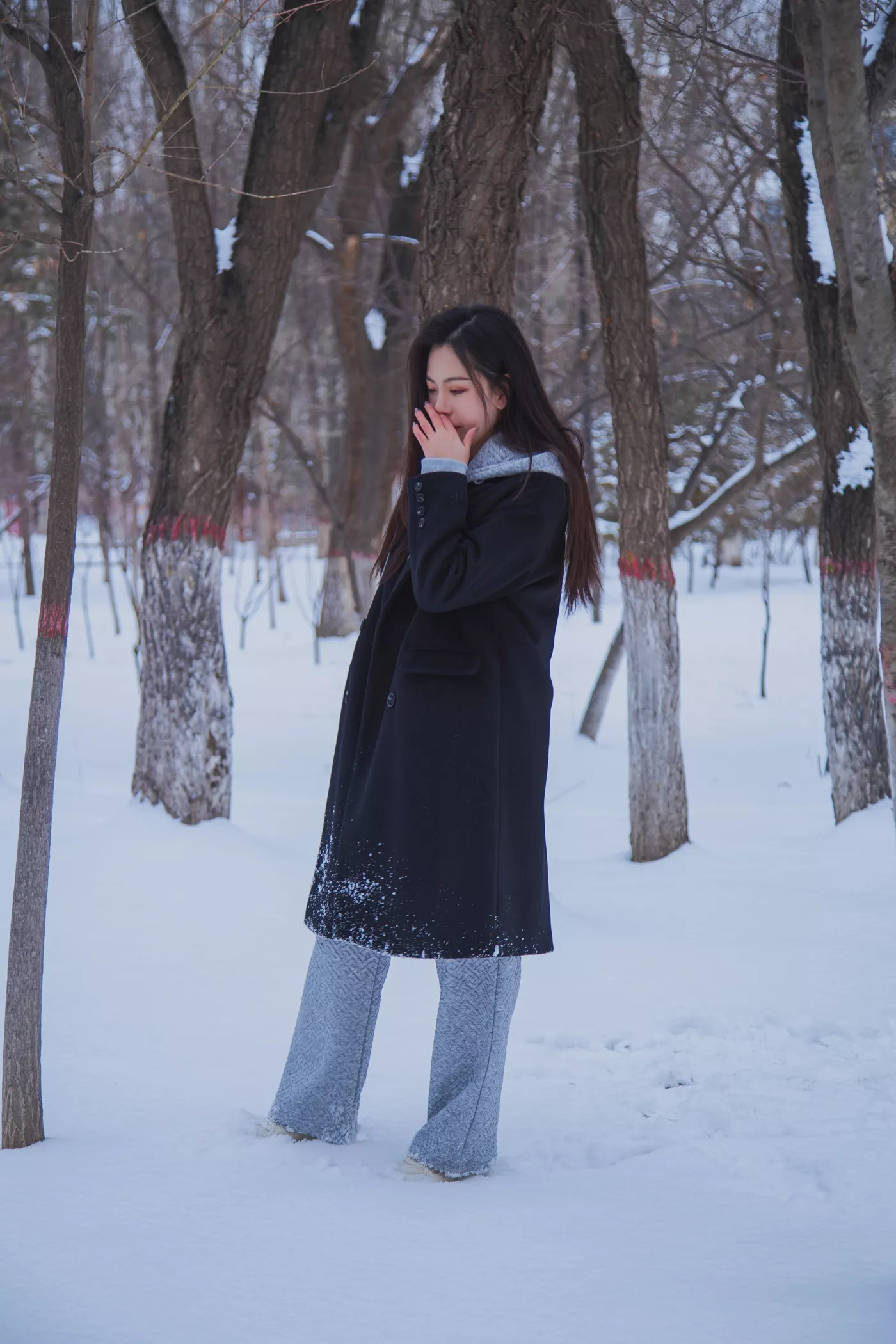 图片[30]-[织梦映像]NO.060 踏雪无痕-首次雪景拍摄，天寒地冻[200P] – 速更版-美库