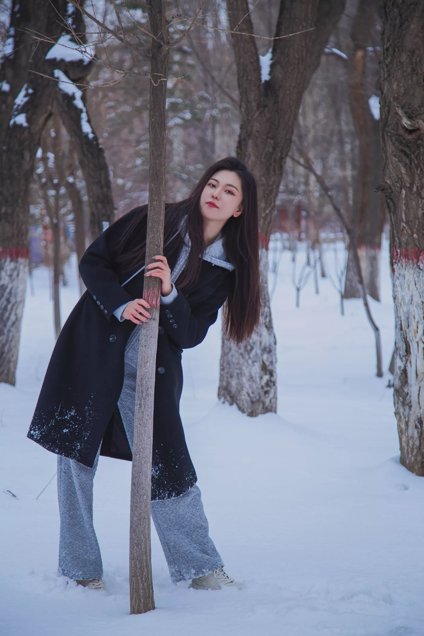 图片[31]-[织梦映像]NO.060 踏雪无痕-首次雪景拍摄，天寒地冻[200P] – 速更版-美库