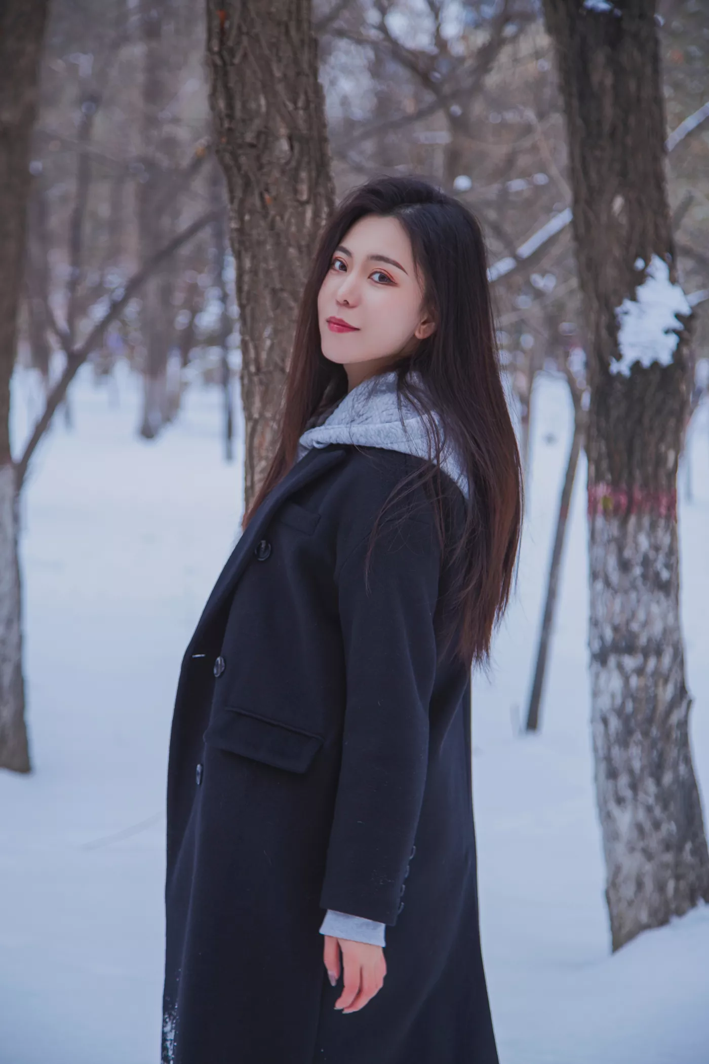 图片[32]-[织梦映像]NO.060 踏雪无痕-首次雪景拍摄，天寒地冻[200P] – 速更版-美库