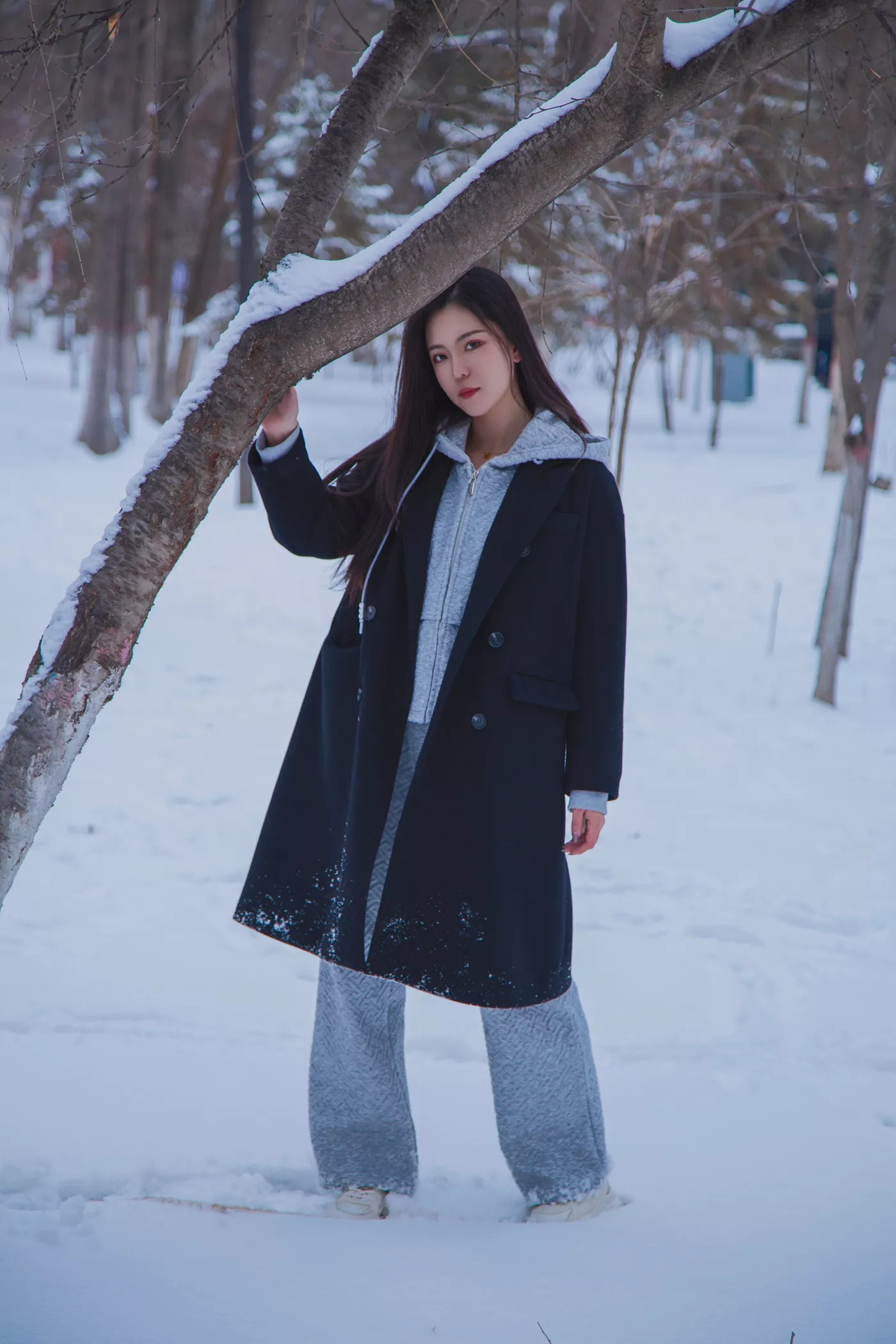 图片[33]-[织梦映像]NO.060 踏雪无痕-首次雪景拍摄，天寒地冻[200P] – 速更版-美库