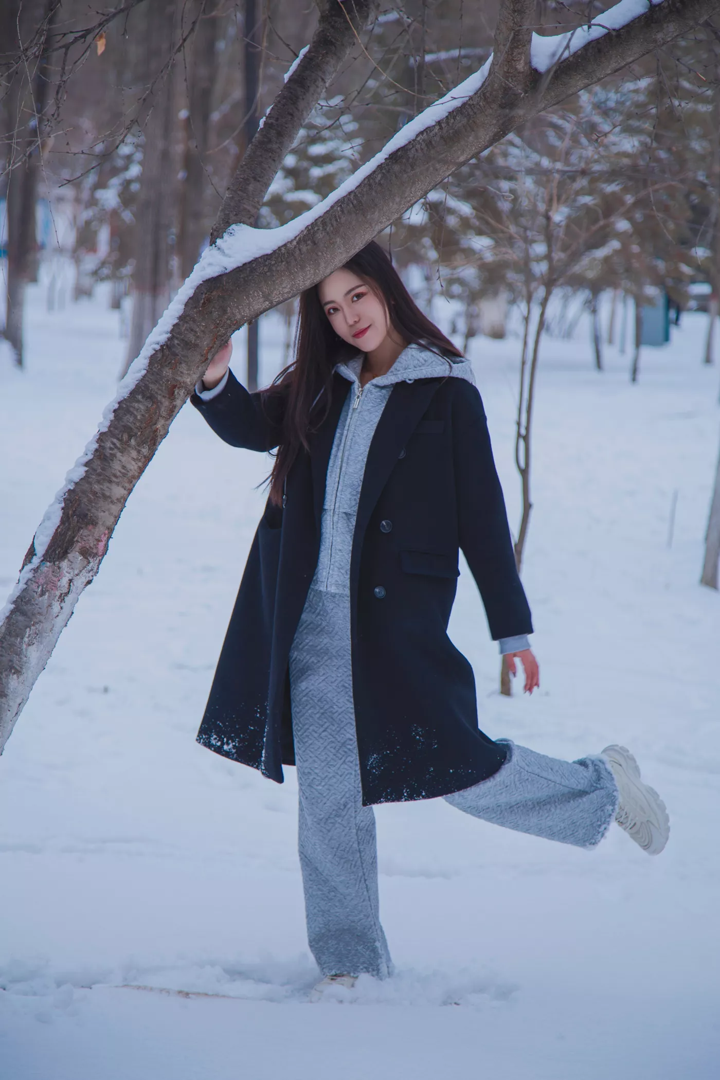 图片[34]-[织梦映像]NO.060 踏雪无痕-首次雪景拍摄，天寒地冻[200P] – 速更版-美库