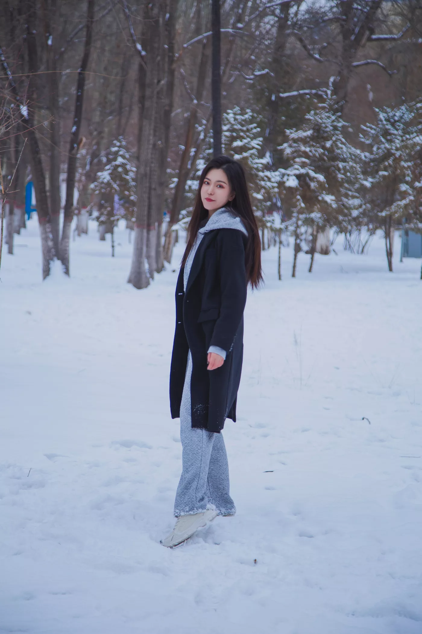 图片[37]-[织梦映像]NO.060 踏雪无痕-首次雪景拍摄，天寒地冻[200P] – 速更版-美库