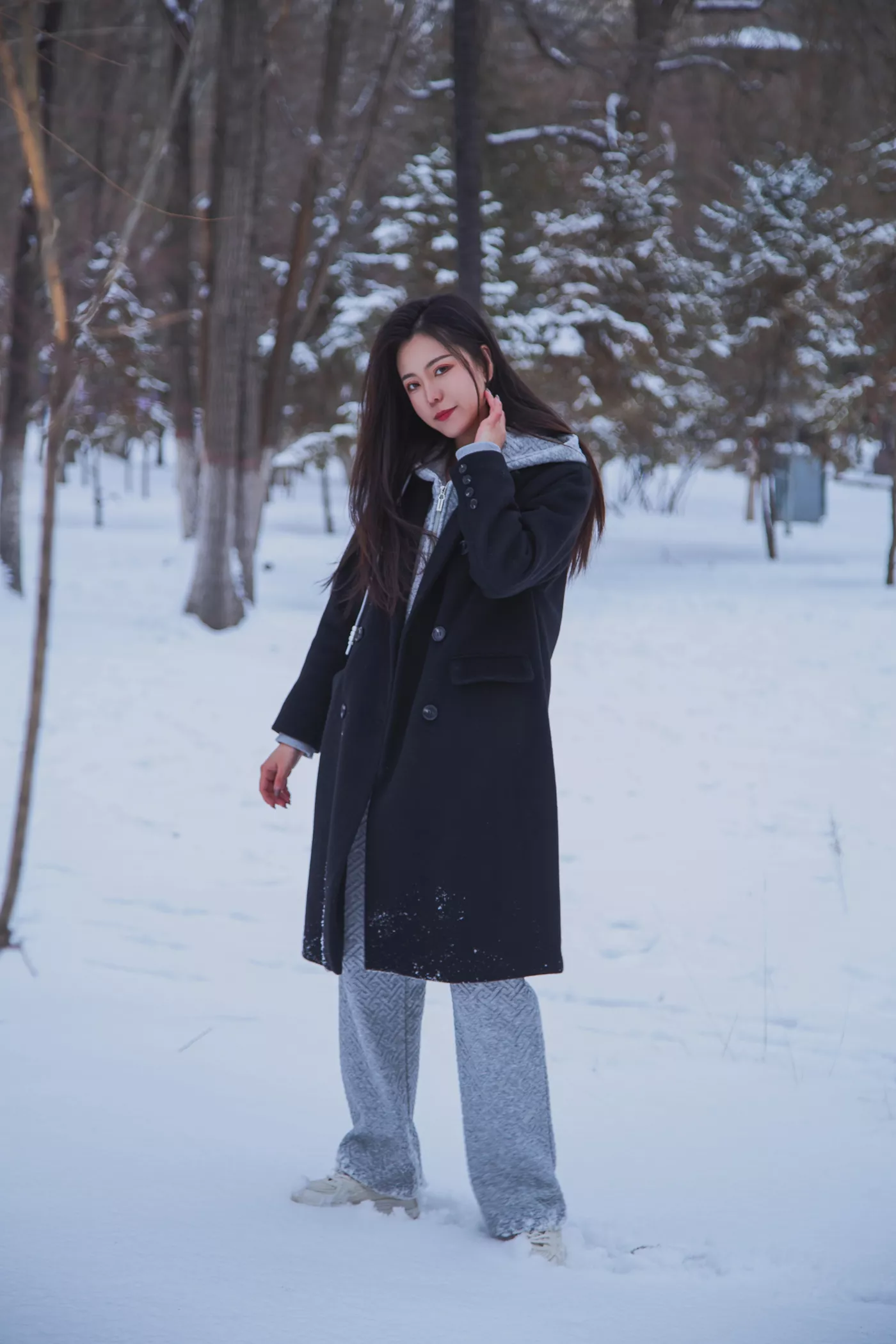 图片[40]-[织梦映像]NO.060 踏雪无痕-首次雪景拍摄，天寒地冻[200P] – 速更版-美库