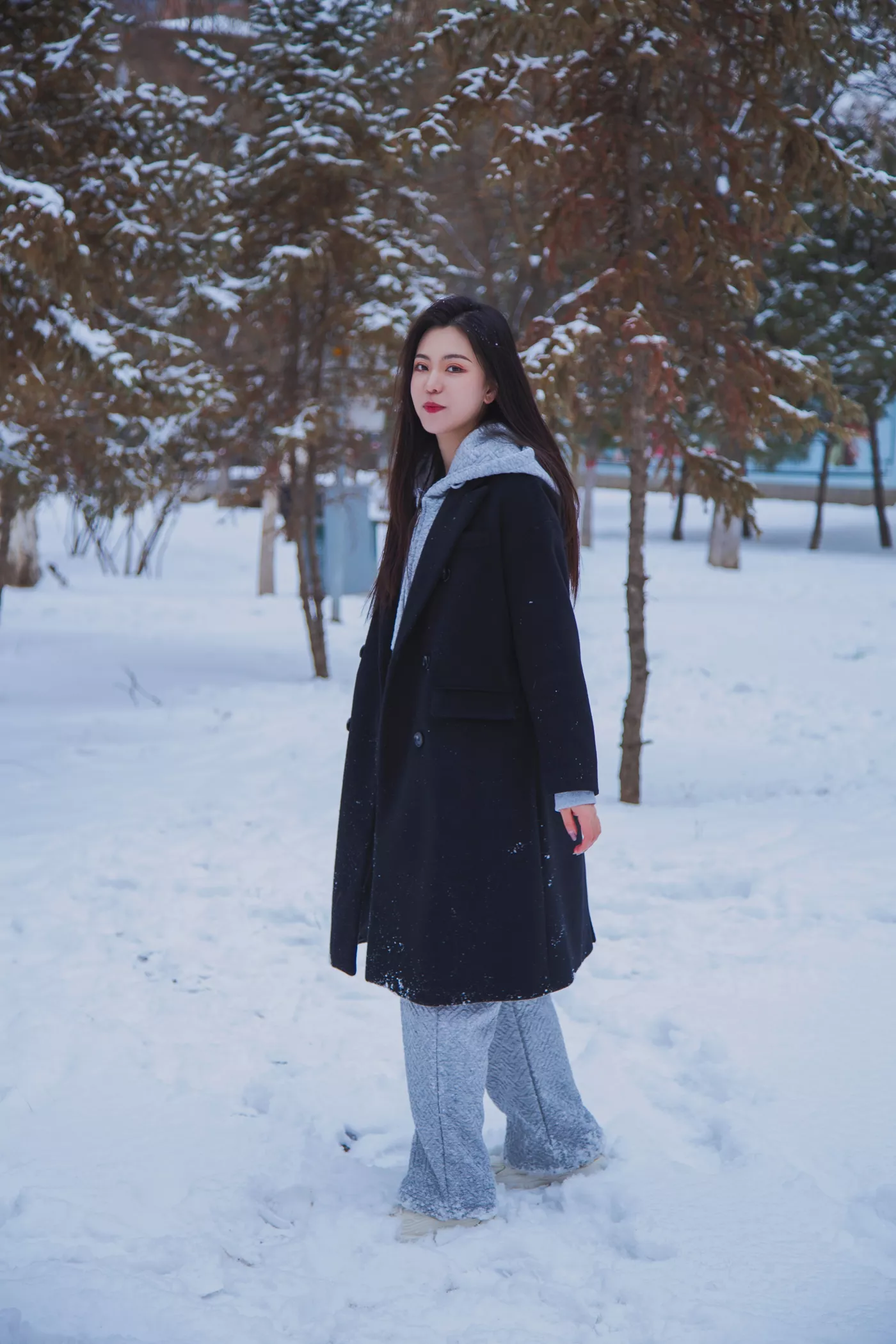 图片[43]-[织梦映像]NO.060 踏雪无痕-首次雪景拍摄，天寒地冻[200P] – 速更版-美库