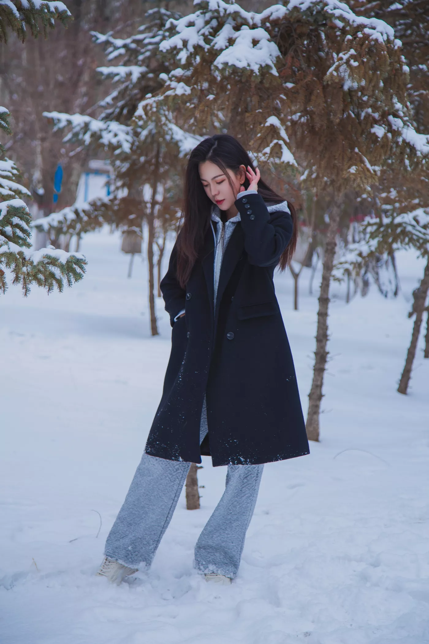 图片[45]-[织梦映像]NO.060 踏雪无痕-首次雪景拍摄，天寒地冻[200P] – 速更版-美库