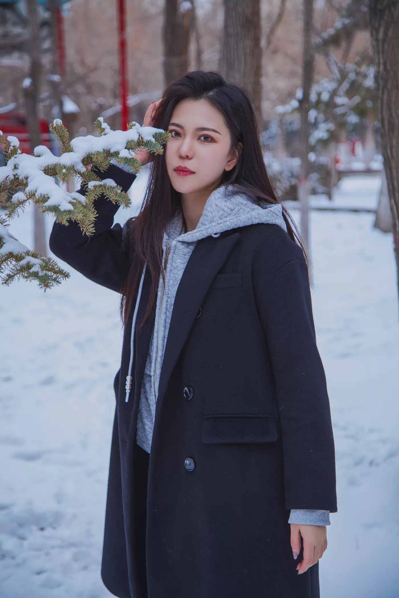 图片[46]-[织梦映像]NO.060 踏雪无痕-首次雪景拍摄，天寒地冻[200P] – 速更版-美库