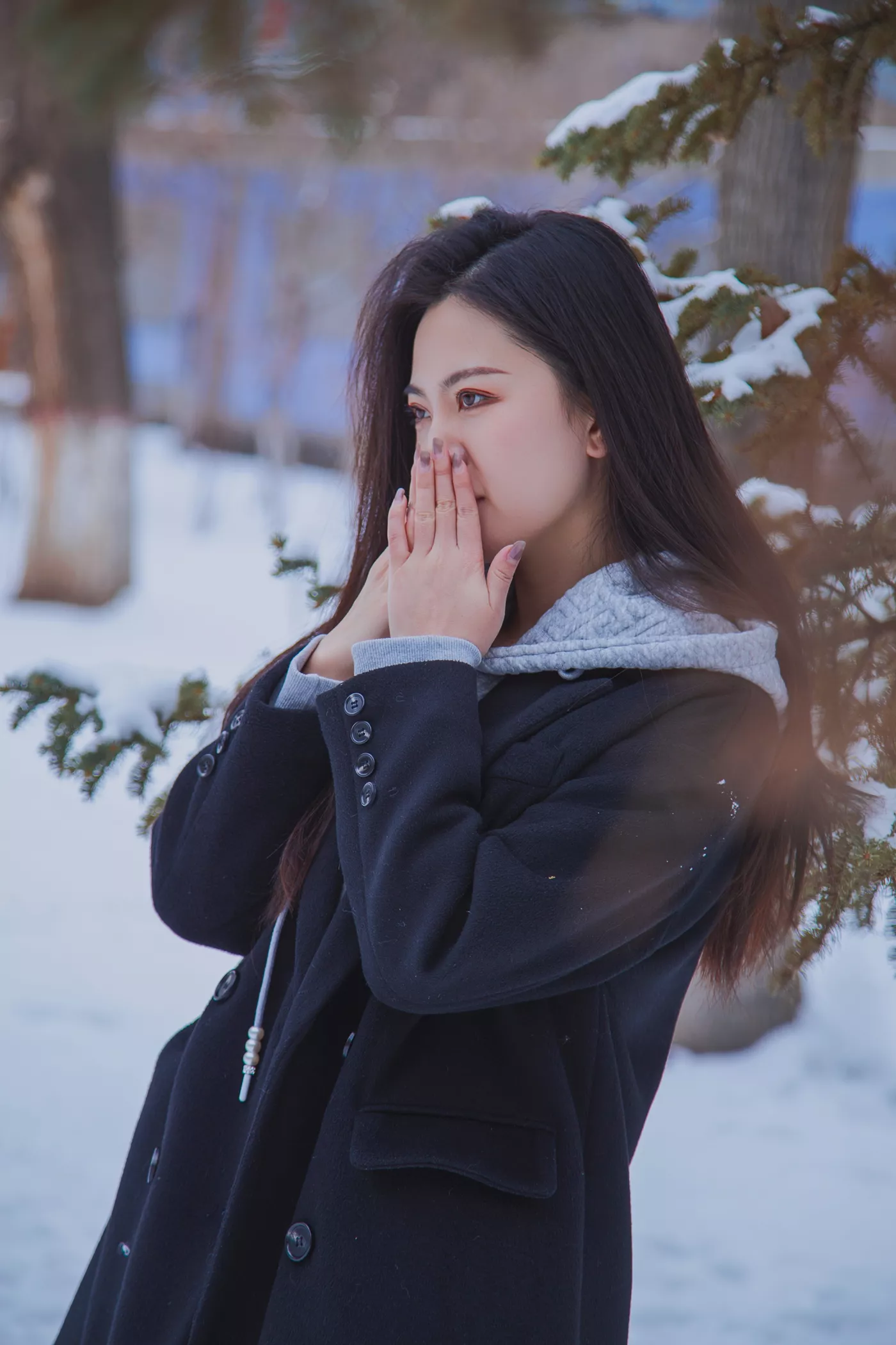 图片[47]-[织梦映像]NO.060 踏雪无痕-首次雪景拍摄，天寒地冻[200P] – 速更版-美库