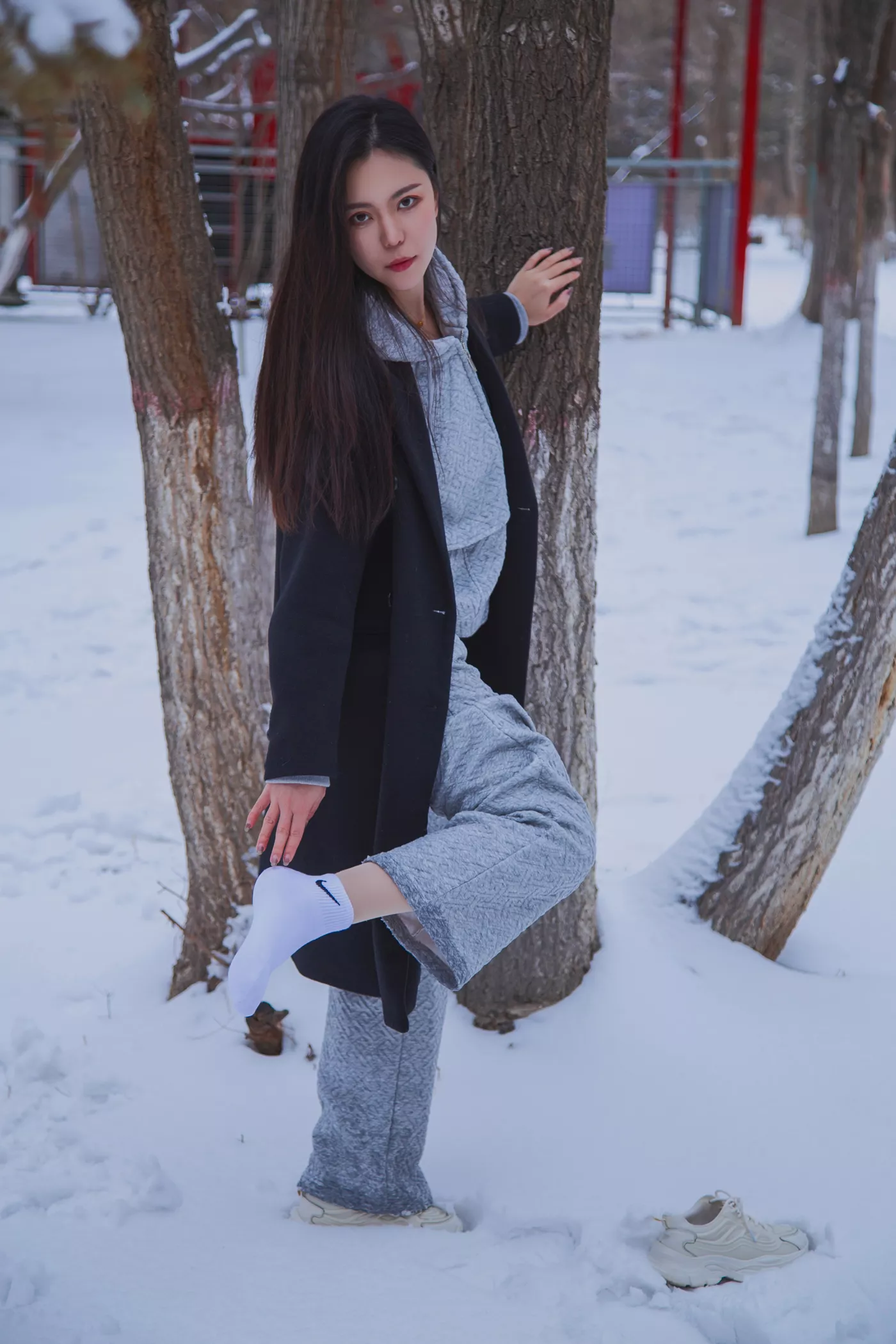 图片[51]-[织梦映像]NO.060 踏雪无痕-首次雪景拍摄，天寒地冻[200P] – 速更版-美库