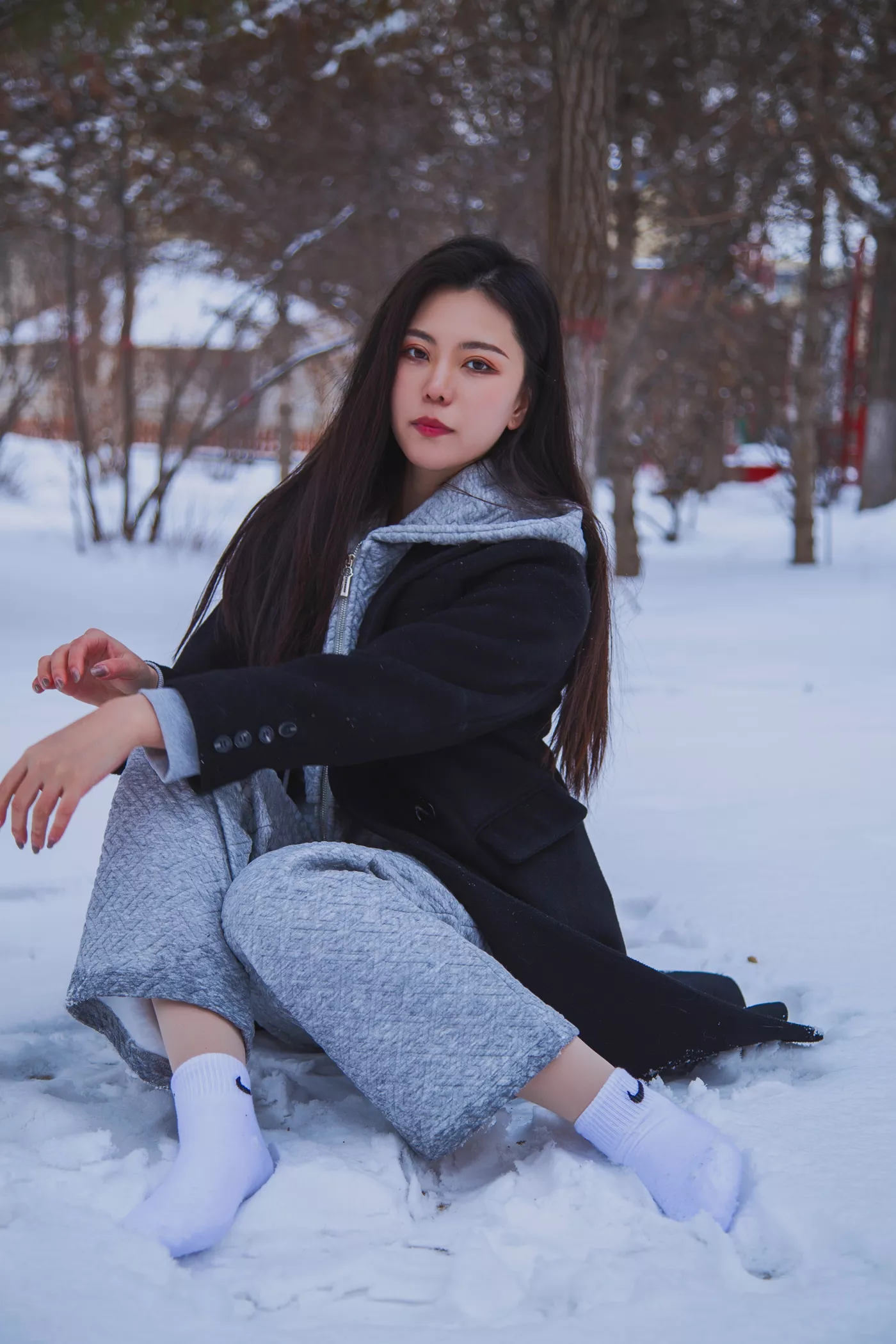 图片[57]-[织梦映像]NO.060 踏雪无痕-首次雪景拍摄，天寒地冻[200P] – 速更版-美库