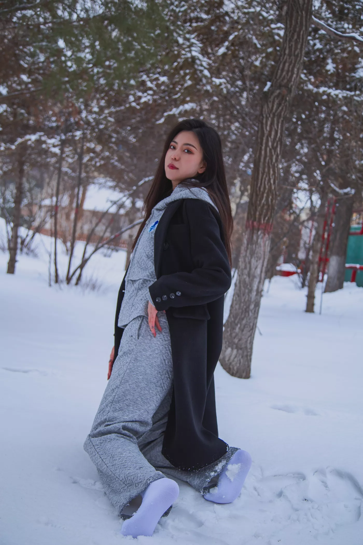 图片[67]-[织梦映像]NO.060 踏雪无痕-首次雪景拍摄，天寒地冻[200P] – 速更版-美库