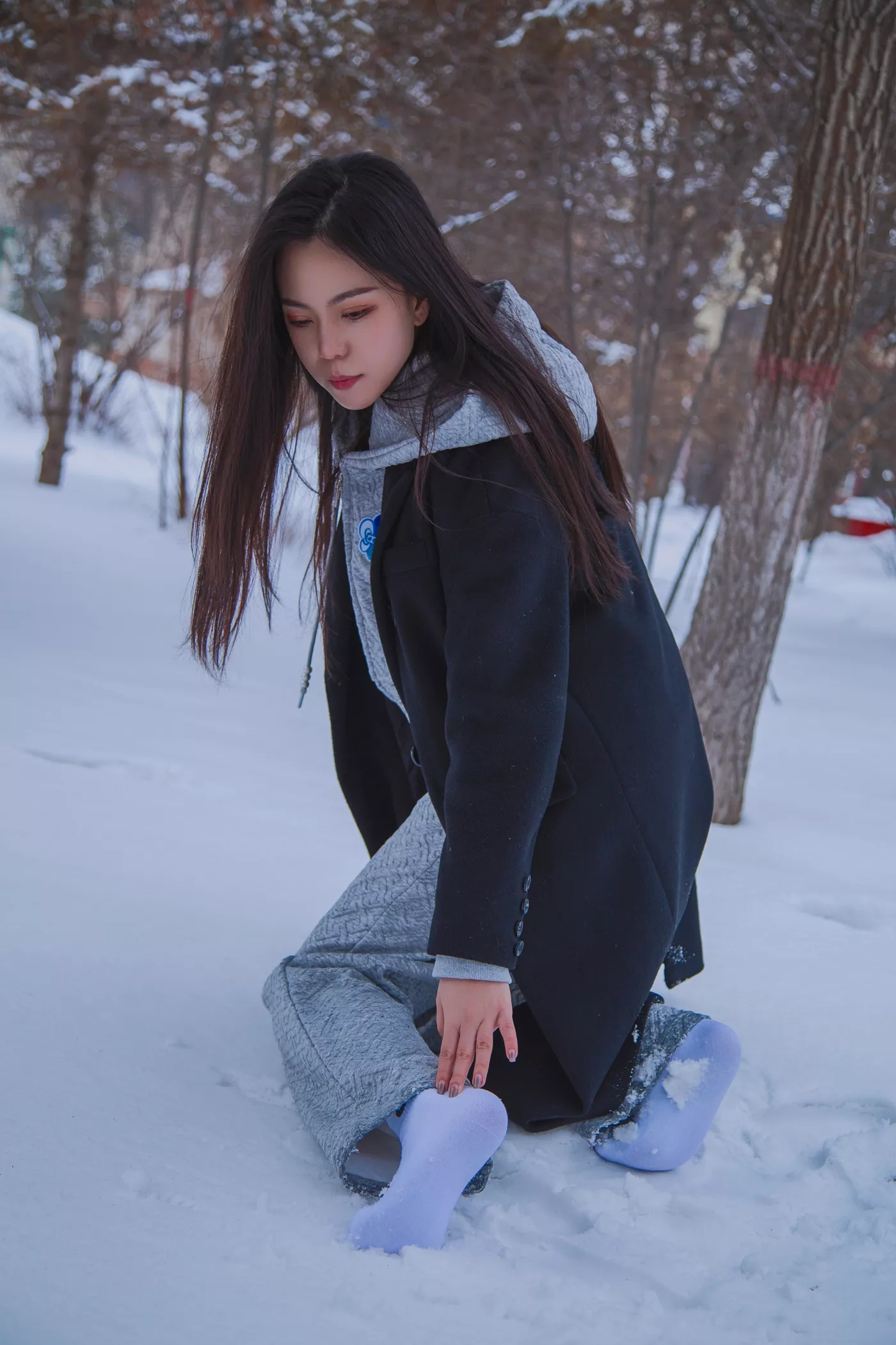 图片[68]-[织梦映像]NO.060 踏雪无痕-首次雪景拍摄，天寒地冻[200P] – 速更版-美库