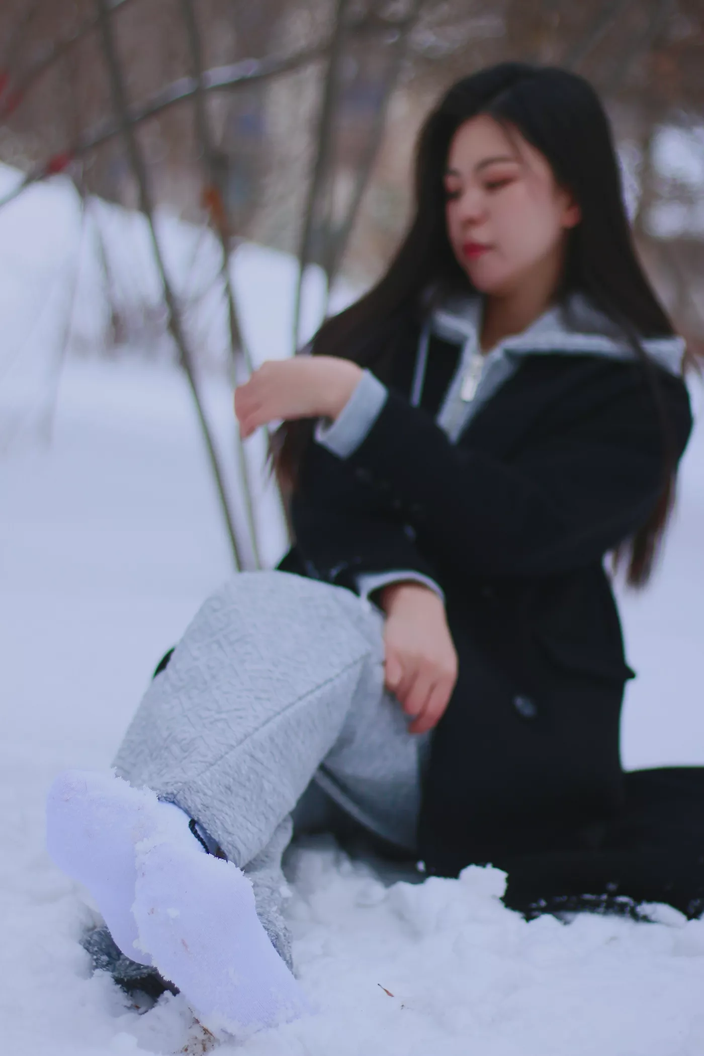 图片[76]-[织梦映像]NO.060 踏雪无痕-首次雪景拍摄，天寒地冻[200P] – 速更版-美库