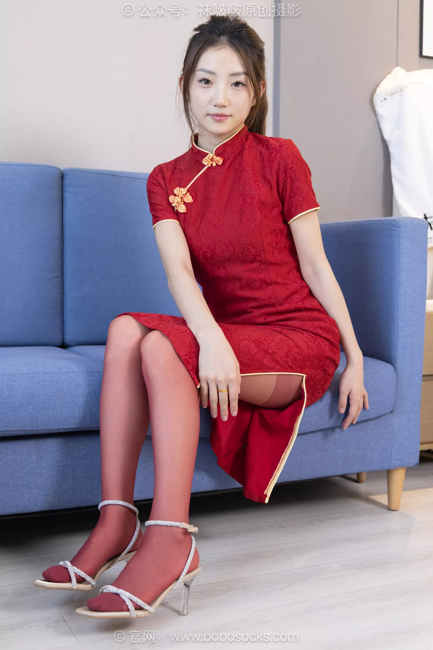 图片[15]-[BoBoSocks袜啵啵]NO.485 小沫-高跟鞋、高跟凉鞋、红丝、花纹白丝、短肉丝、新年旗袍[160P] – 速更版-美库