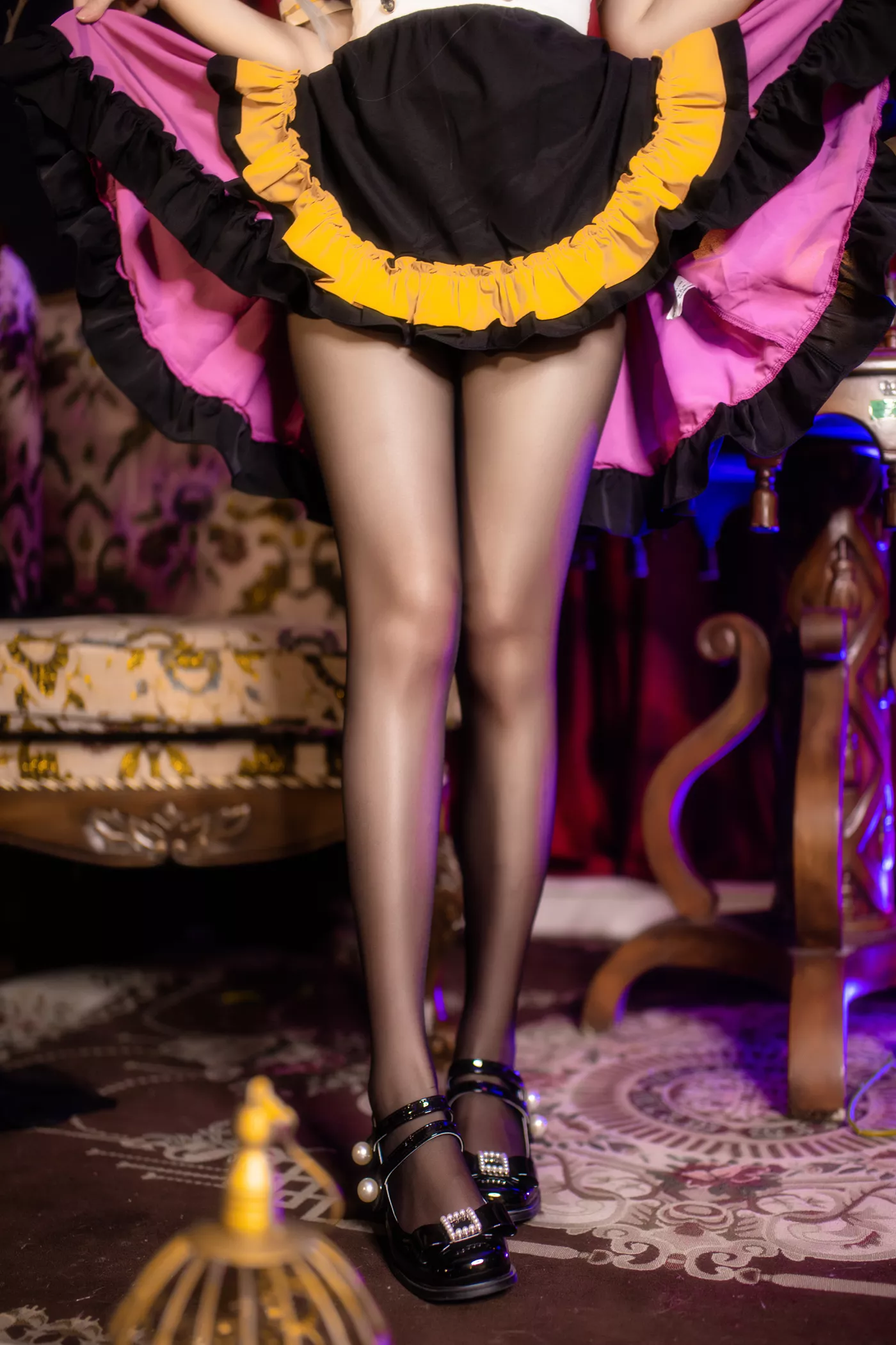 图片[20]-羽生三未图集  – 万圣黑丝女仆[28P] – 速更版-美库