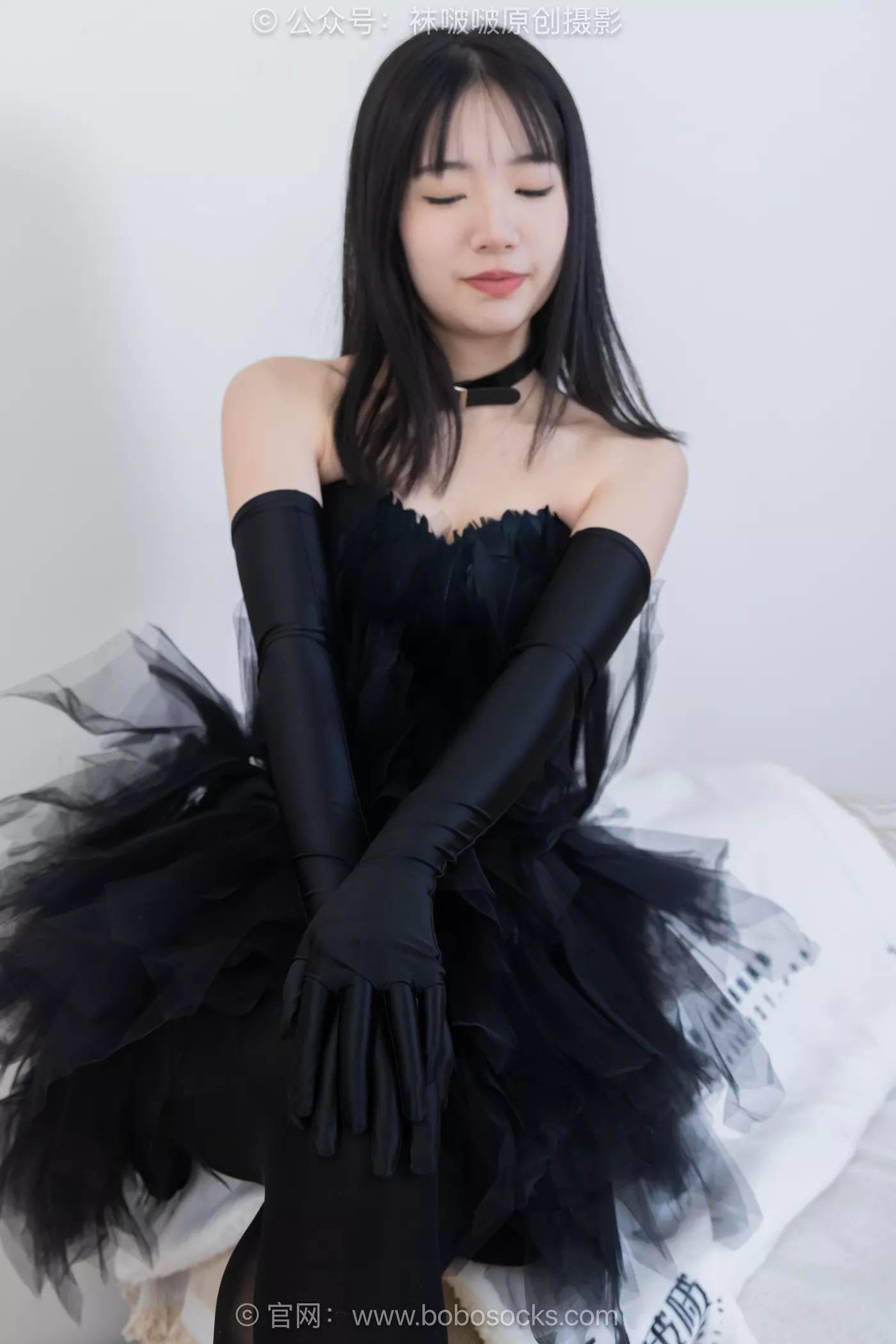 图片[21]-[BoBoSocks袜啵啵]NO.487 小甜豆 高跟鞋、油亮厚黑丝、黑色丝手套[100P] – 速更版-美库