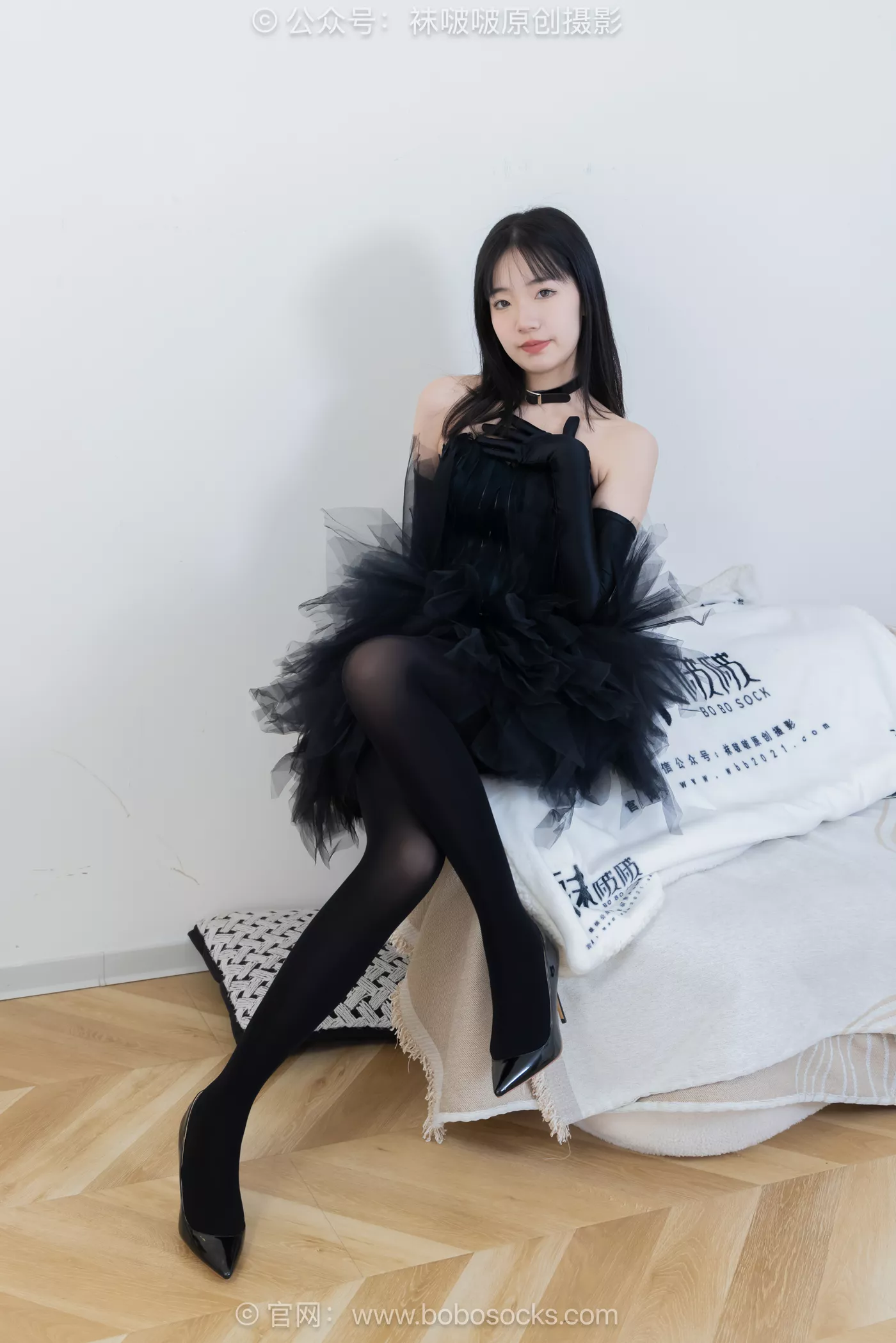图片[24]-[BoBoSocks袜啵啵]NO.487 小甜豆 高跟鞋、油亮厚黑丝、黑色丝手套[100P] – 速更版-美库