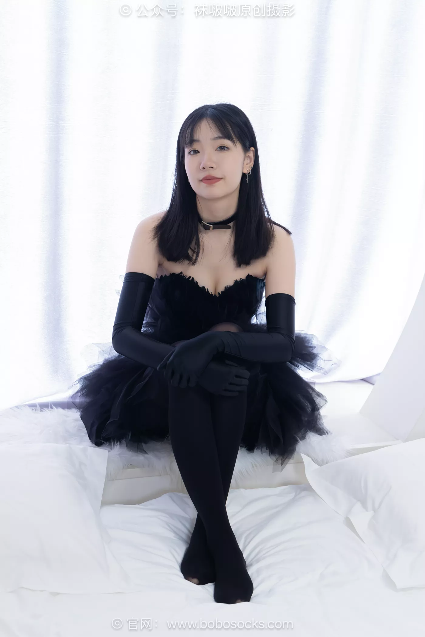 图片[42]-[BoBoSocks袜啵啵]NO.487 小甜豆 高跟鞋、油亮厚黑丝、黑色丝手套[100P] – 速更版-美库