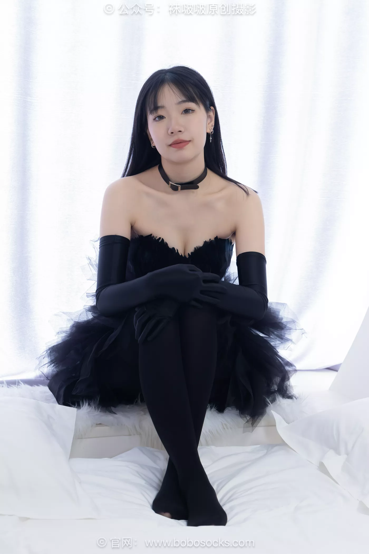 图片[43]-[BoBoSocks袜啵啵]NO.487 小甜豆 高跟鞋、油亮厚黑丝、黑色丝手套[100P] – 速更版-美库