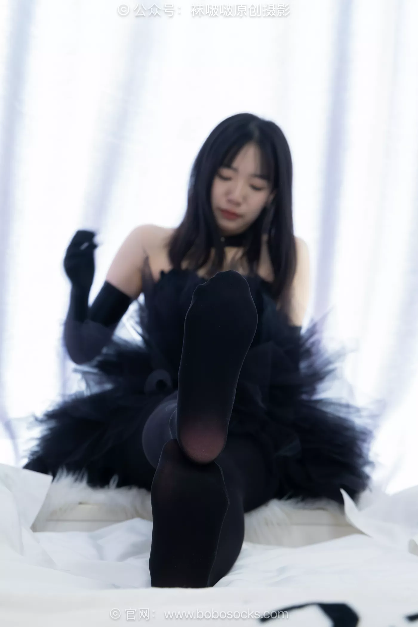 图片[48]-[BoBoSocks袜啵啵]NO.487 小甜豆 高跟鞋、油亮厚黑丝、黑色丝手套[100P] – 速更版-美库