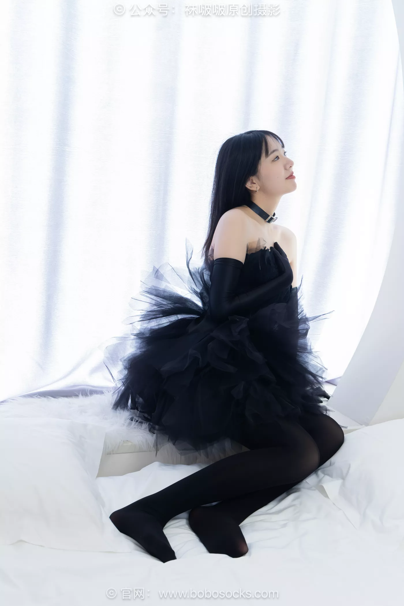 图片[54]-[BoBoSocks袜啵啵]NO.487 小甜豆 高跟鞋、油亮厚黑丝、黑色丝手套[100P] – 速更版-美库
