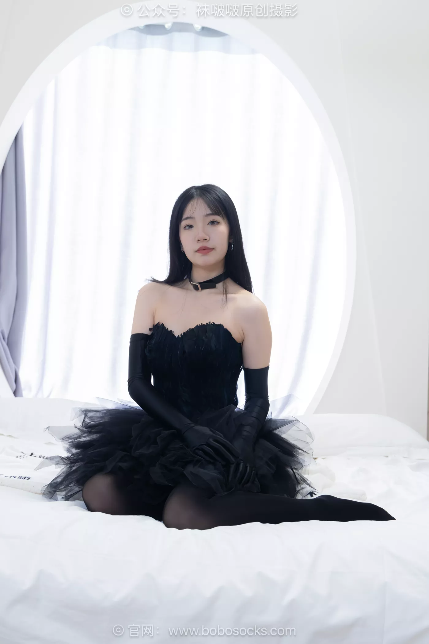 图片[58]-[BoBoSocks袜啵啵]NO.487 小甜豆 高跟鞋、油亮厚黑丝、黑色丝手套[100P] – 速更版-美库