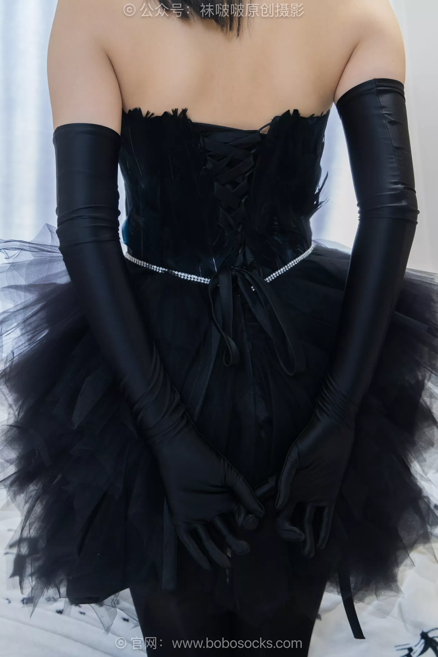 图片[64]-[BoBoSocks袜啵啵]NO.487 小甜豆 高跟鞋、油亮厚黑丝、黑色丝手套[100P] – 速更版-美库