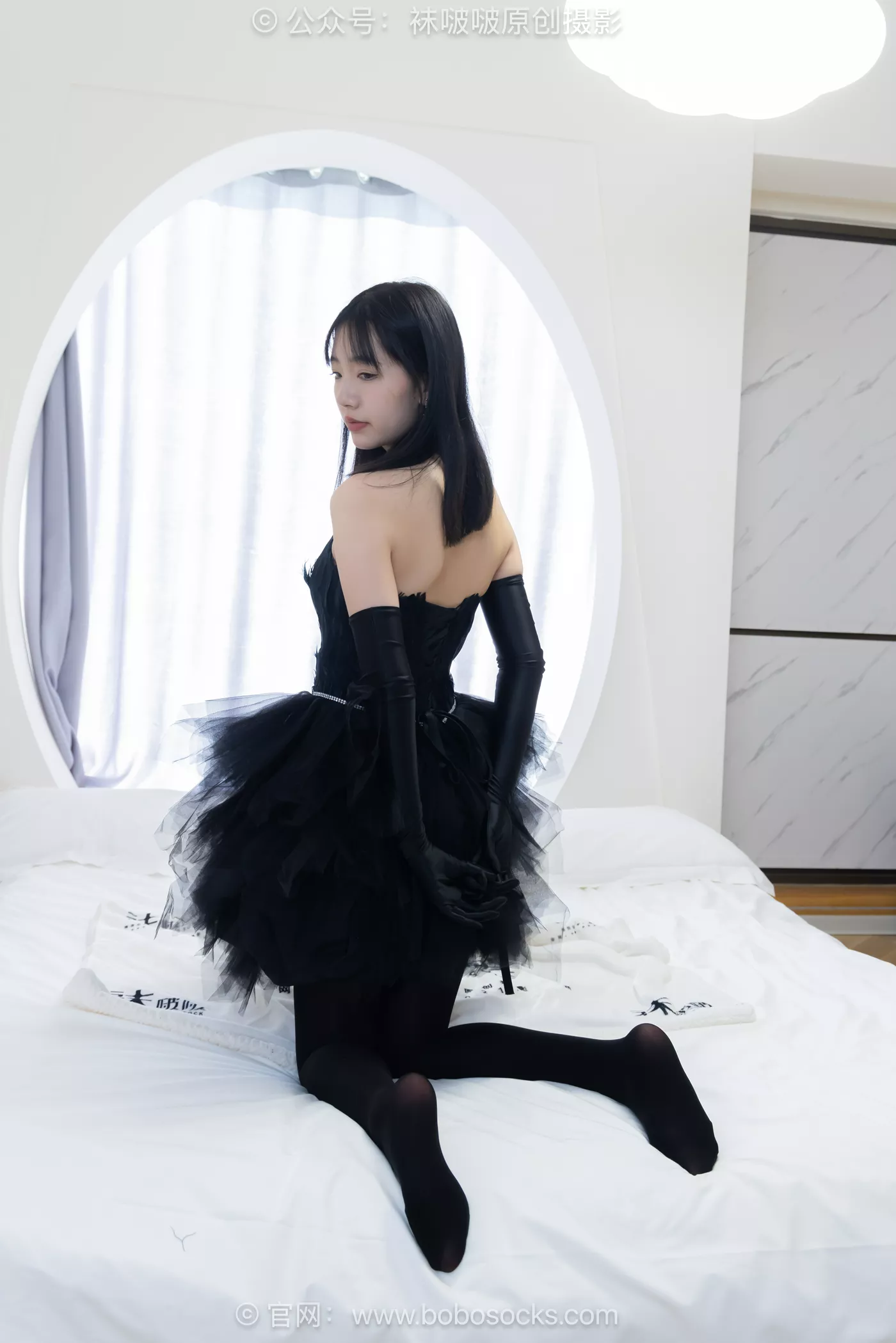 图片[65]-[BoBoSocks袜啵啵]NO.487 小甜豆 高跟鞋、油亮厚黑丝、黑色丝手套[100P] – 速更版-美库