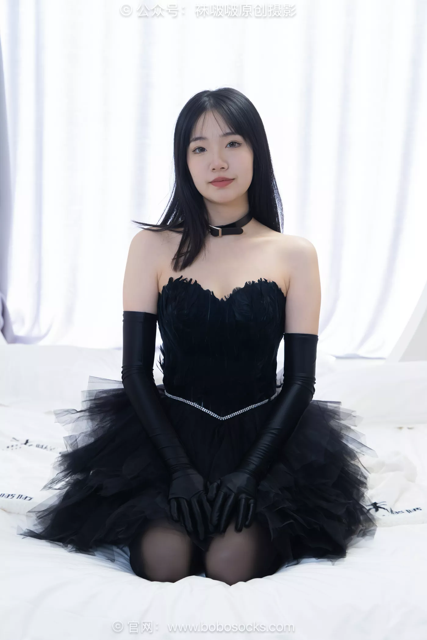 图片[75]-[BoBoSocks袜啵啵]NO.487 小甜豆 高跟鞋、油亮厚黑丝、黑色丝手套[100P] – 速更版-美库