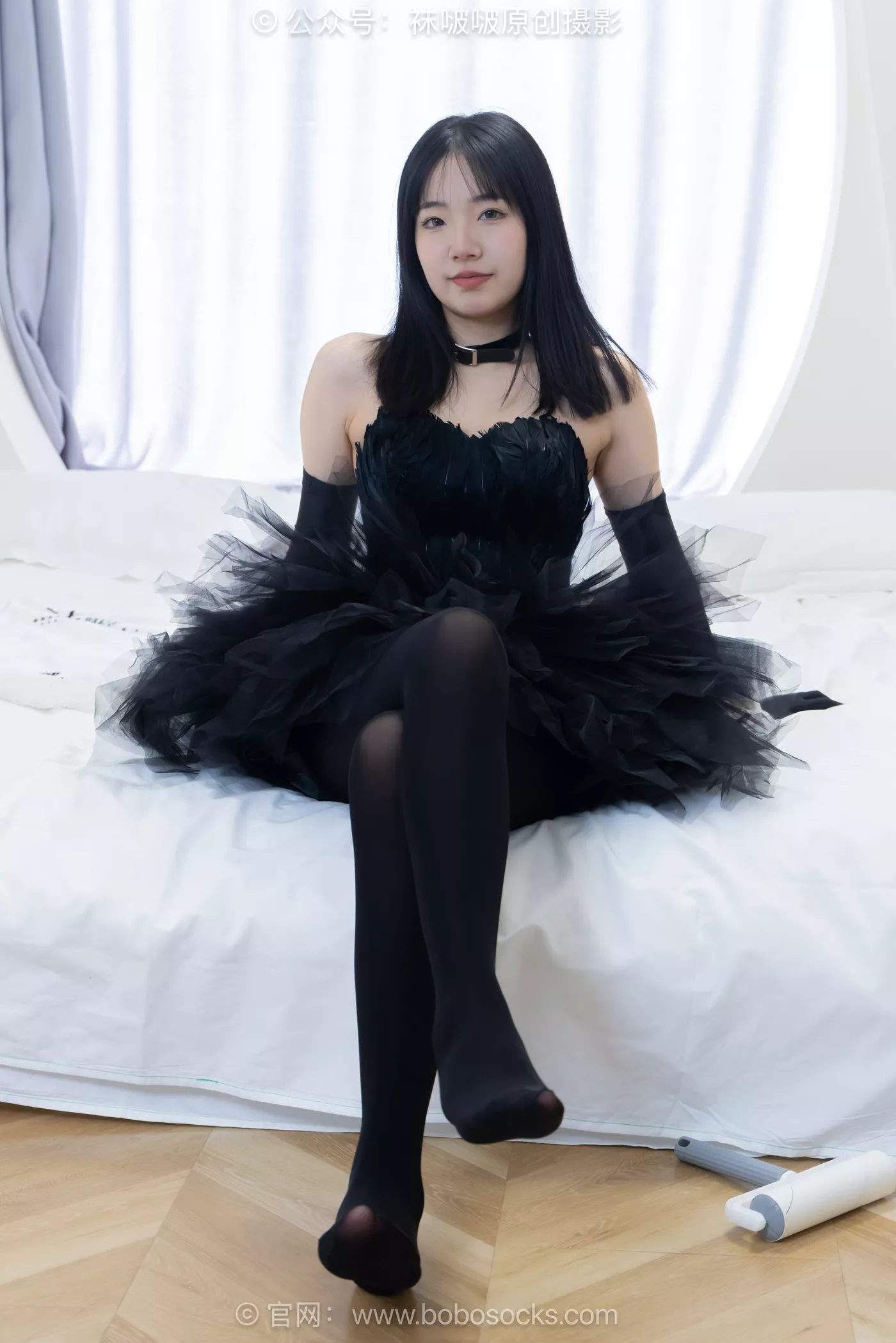 图片[77]-[BoBoSocks袜啵啵]NO.487 小甜豆 高跟鞋、油亮厚黑丝、黑色丝手套[100P] – 速更版-美库