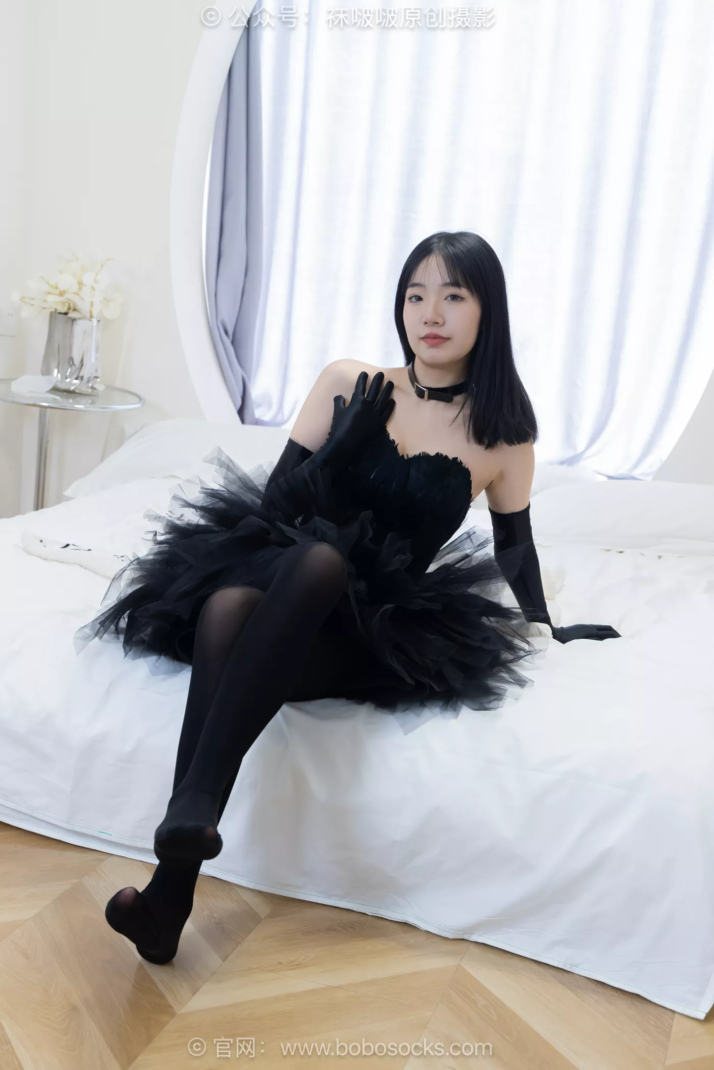 图片[78]-[BoBoSocks袜啵啵]NO.487 小甜豆 高跟鞋、油亮厚黑丝、黑色丝手套[100P] – 速更版-美库