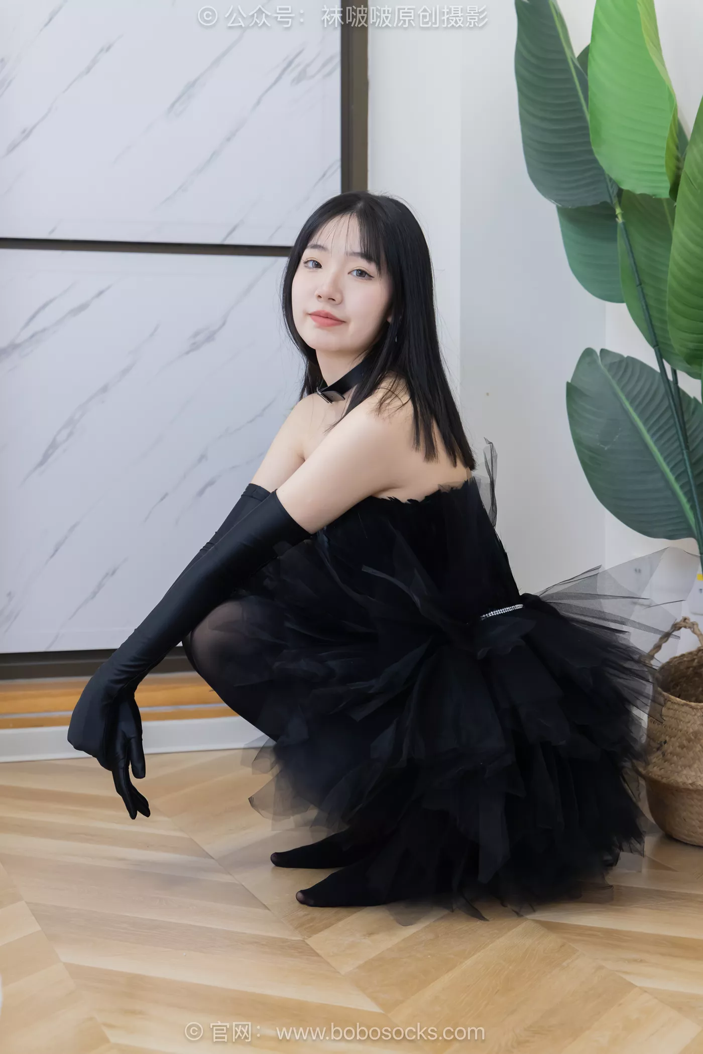 图片[88]-[BoBoSocks袜啵啵]NO.487 小甜豆 高跟鞋、油亮厚黑丝、黑色丝手套[100P] – 速更版-美库