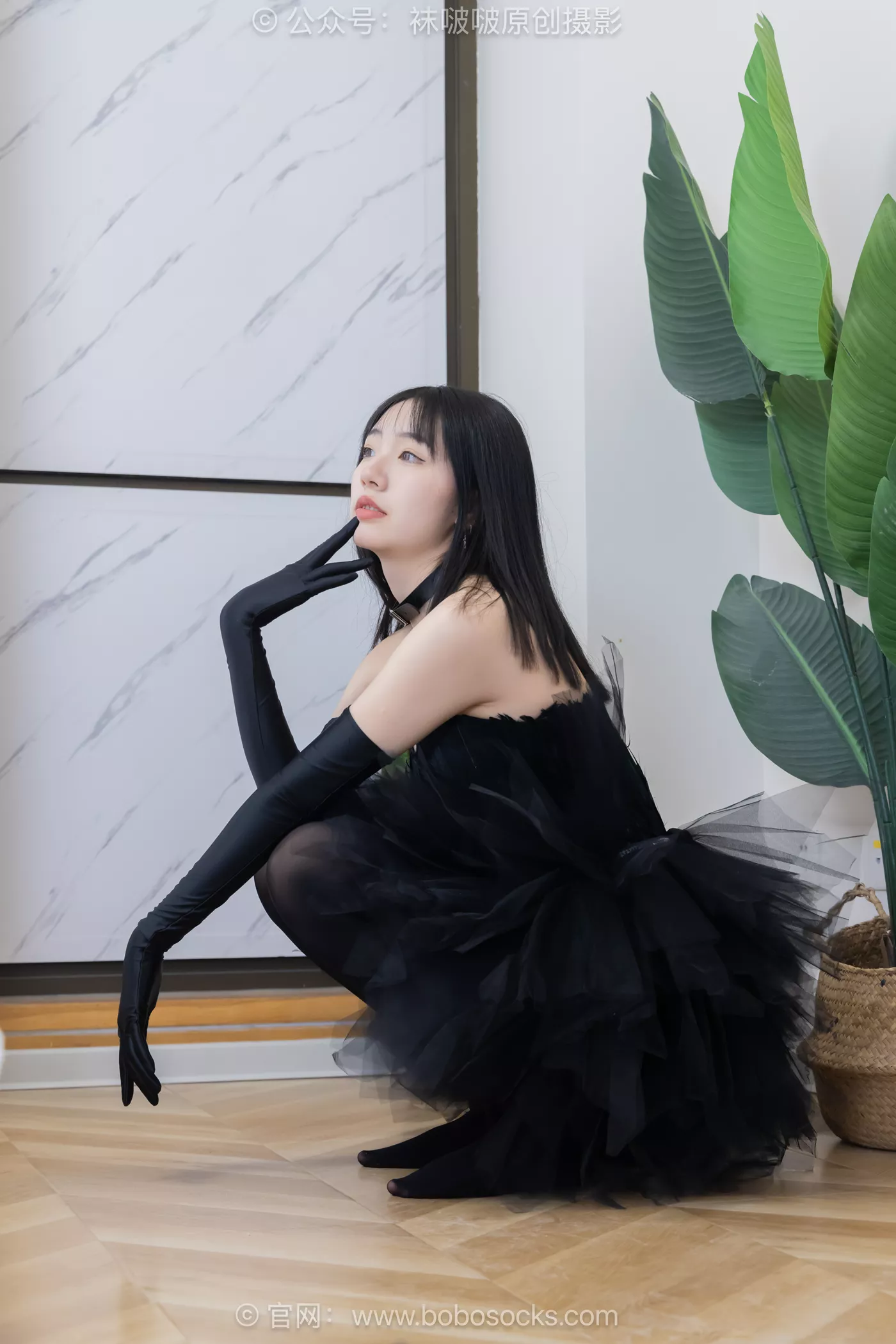 图片[89]-[BoBoSocks袜啵啵]NO.487 小甜豆 高跟鞋、油亮厚黑丝、黑色丝手套[100P] – 速更版-美库