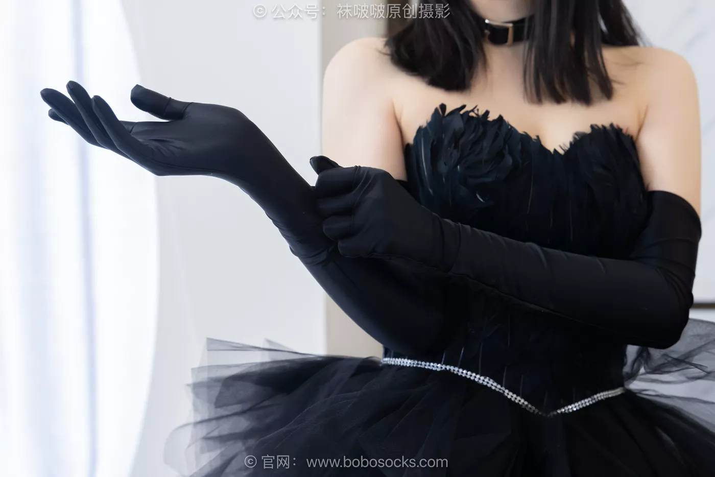 图片[94]-[BoBoSocks袜啵啵]NO.487 小甜豆 高跟鞋、油亮厚黑丝、黑色丝手套[100P] – 速更版-美库