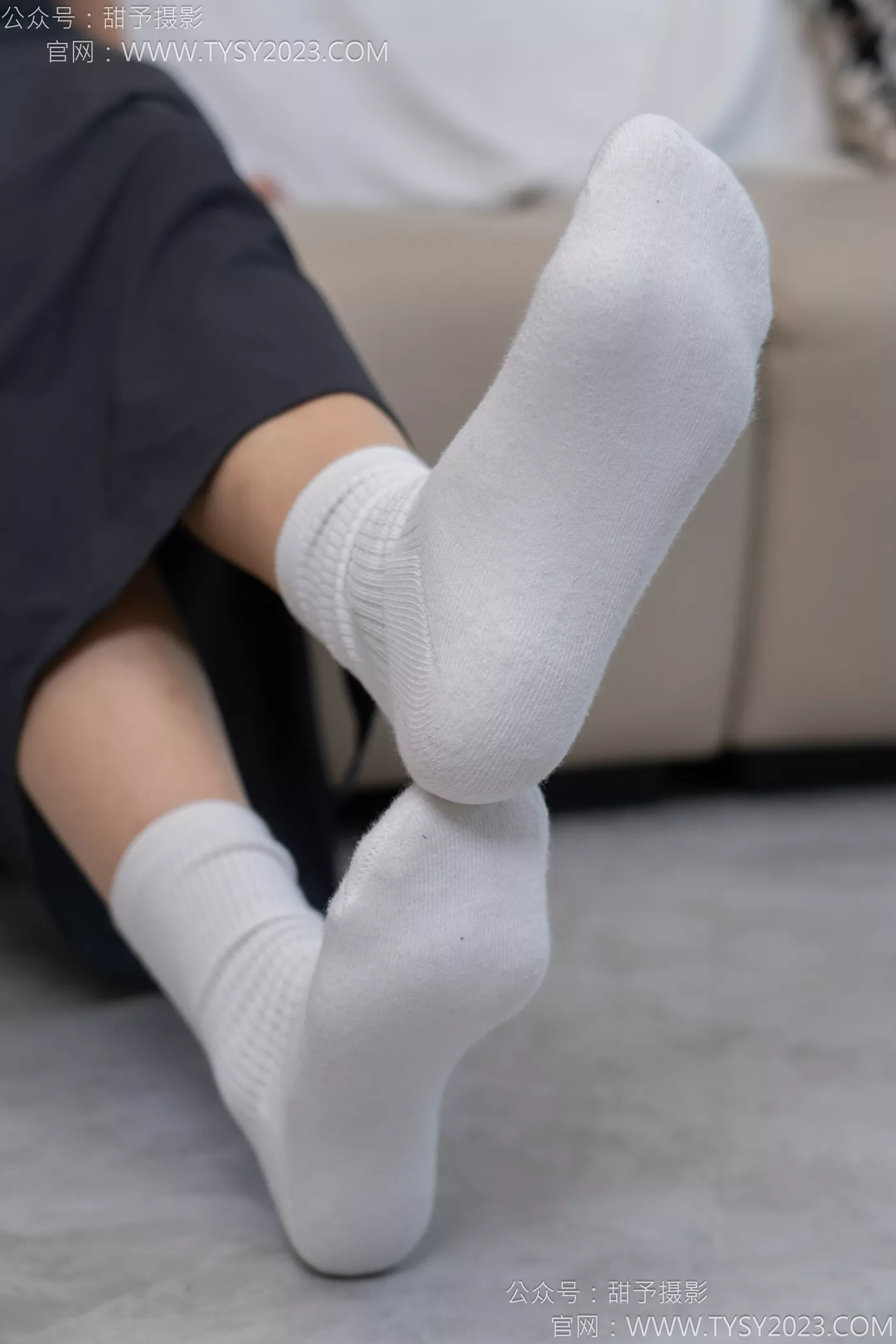 图片[34]-甜予摄影 NO.114 思思-板鞋、白棉袜、肉丝（脚尖微加固款）[97P] – 速更版-美库