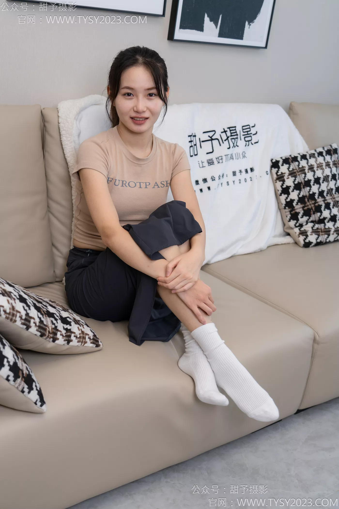 图片[55]-甜予摄影 NO.114 思思-板鞋、白棉袜、肉丝（脚尖微加固款）[97P] – 速更版-美库