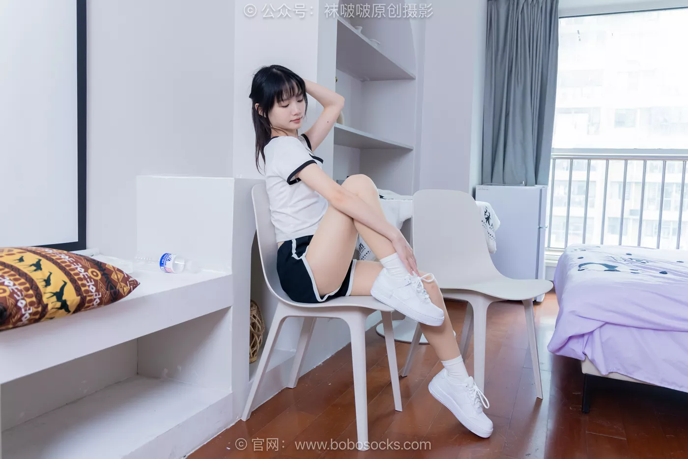 图片[18]-[BoBoSocks袜啵啵]NO.488 甜甜圈 板鞋、白棉袜、薄肉丝[100P] – 速更版-美库