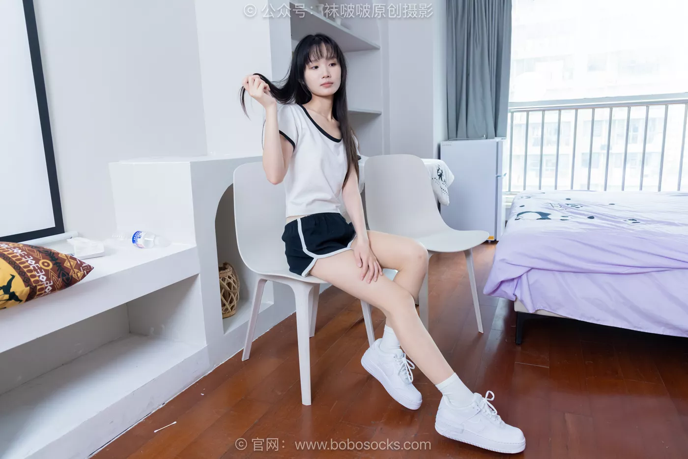 图片[21]-[BoBoSocks袜啵啵]NO.488 甜甜圈 板鞋、白棉袜、薄肉丝[100P] – 速更版-美库