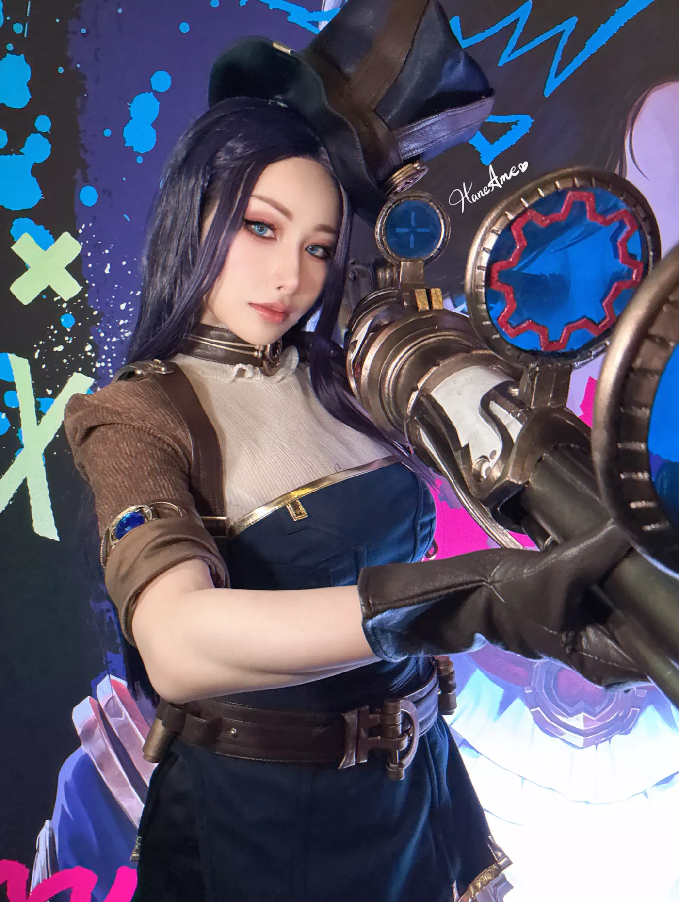 图片[13]-Hane Ame 雨波写真  – 英雄联盟 凱特琳[27P] – 速更版-美库