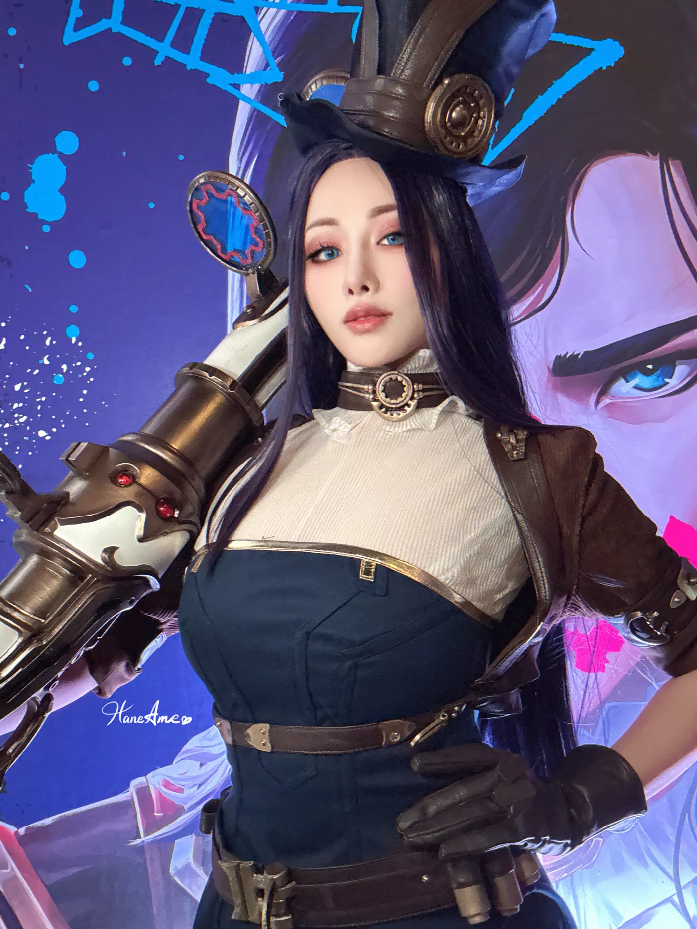 图片[14]-Hane Ame 雨波写真  – 英雄联盟 凱特琳[27P] – 速更版-美库