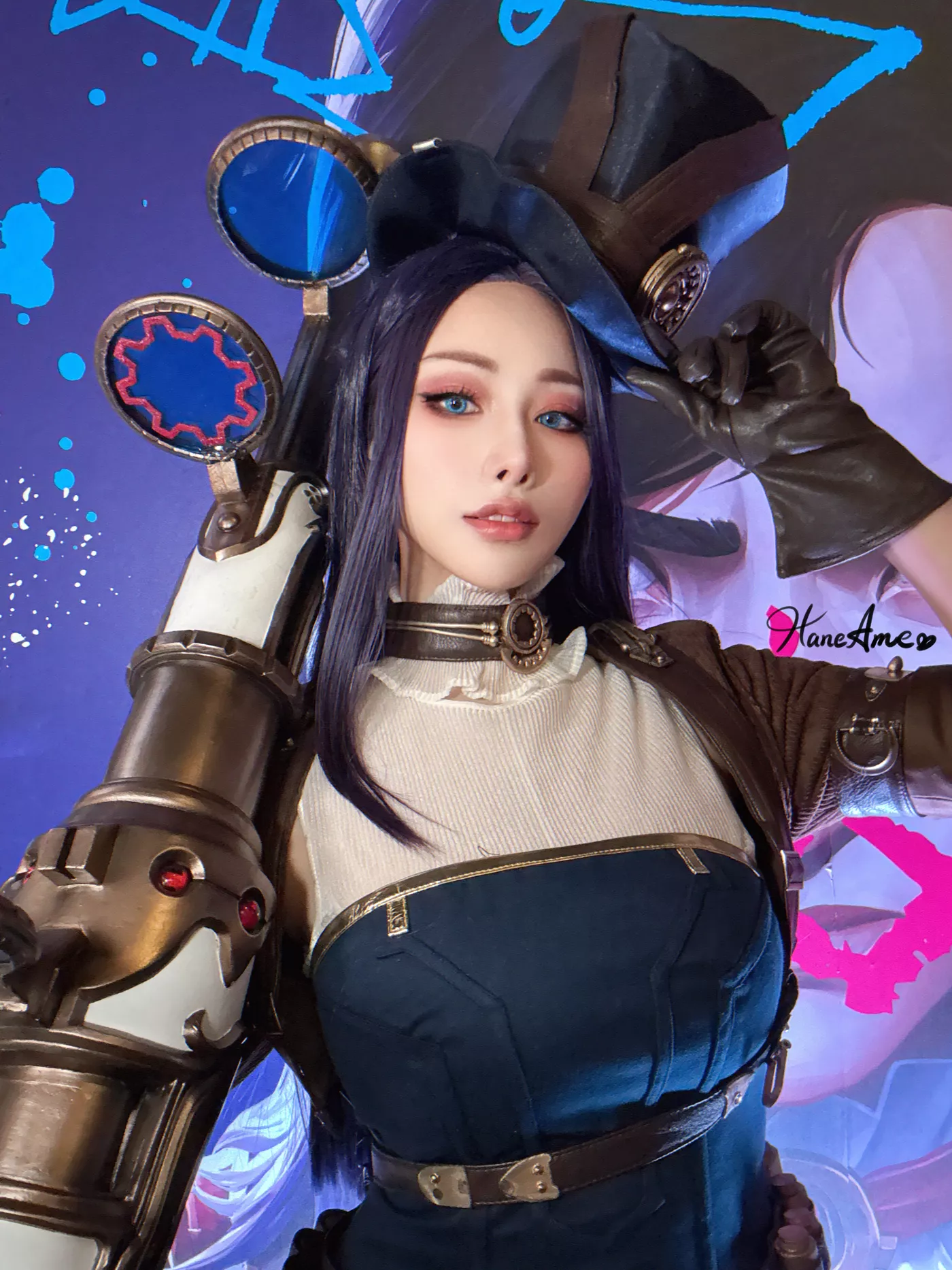 图片[16]-Hane Ame 雨波写真  – 英雄联盟 凱特琳[27P] – 速更版-美库