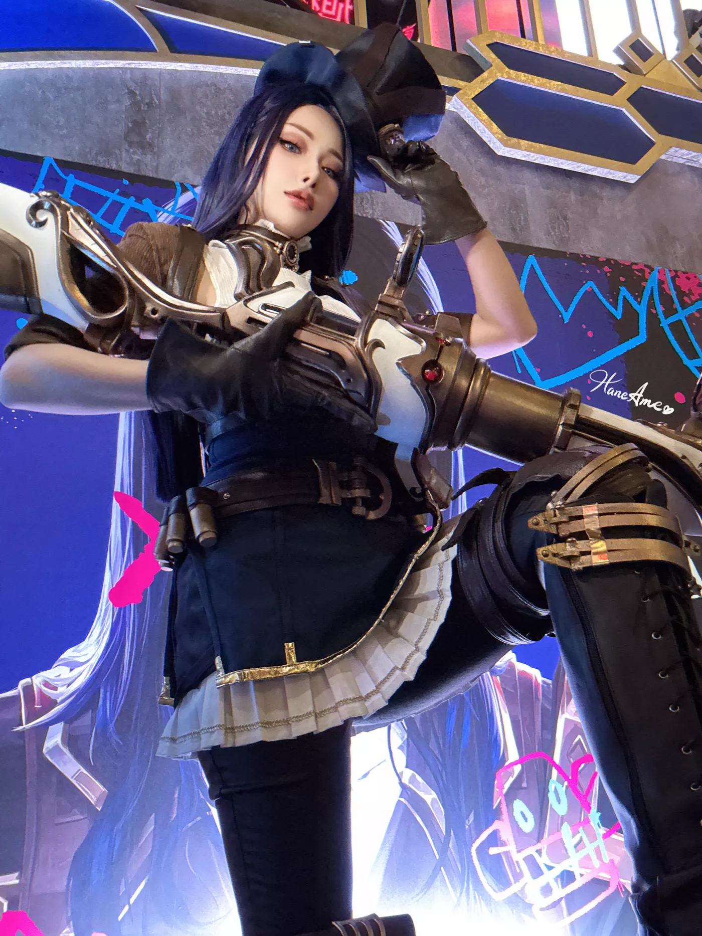 图片[17]-Hane Ame 雨波写真  – 英雄联盟 凱特琳[27P] – 速更版-美库