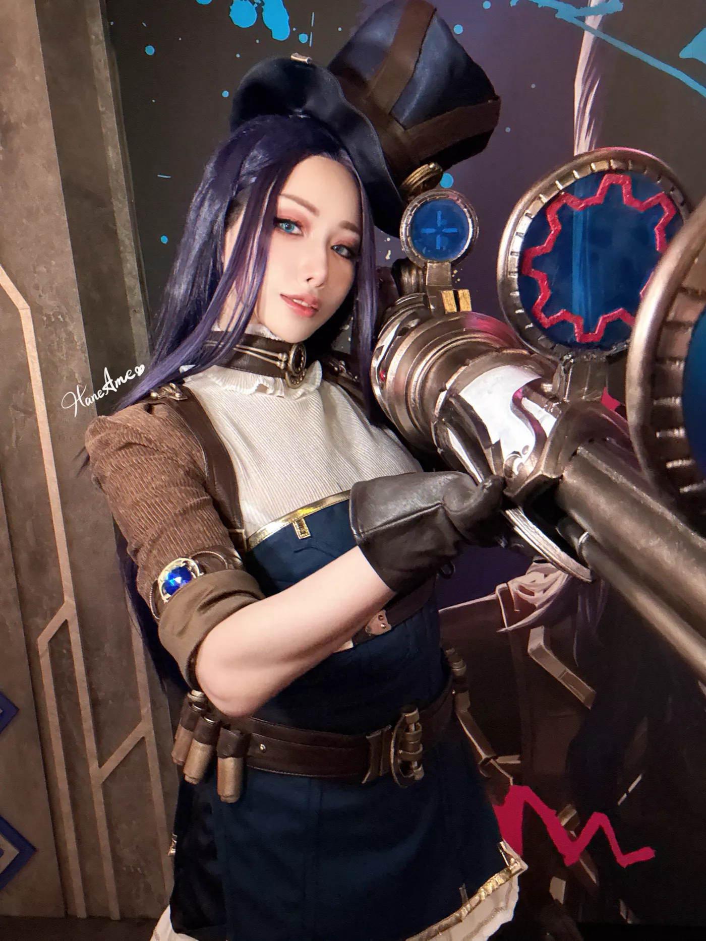 图片[18]-Hane Ame 雨波写真  – 英雄联盟 凱特琳[27P] – 速更版-美库