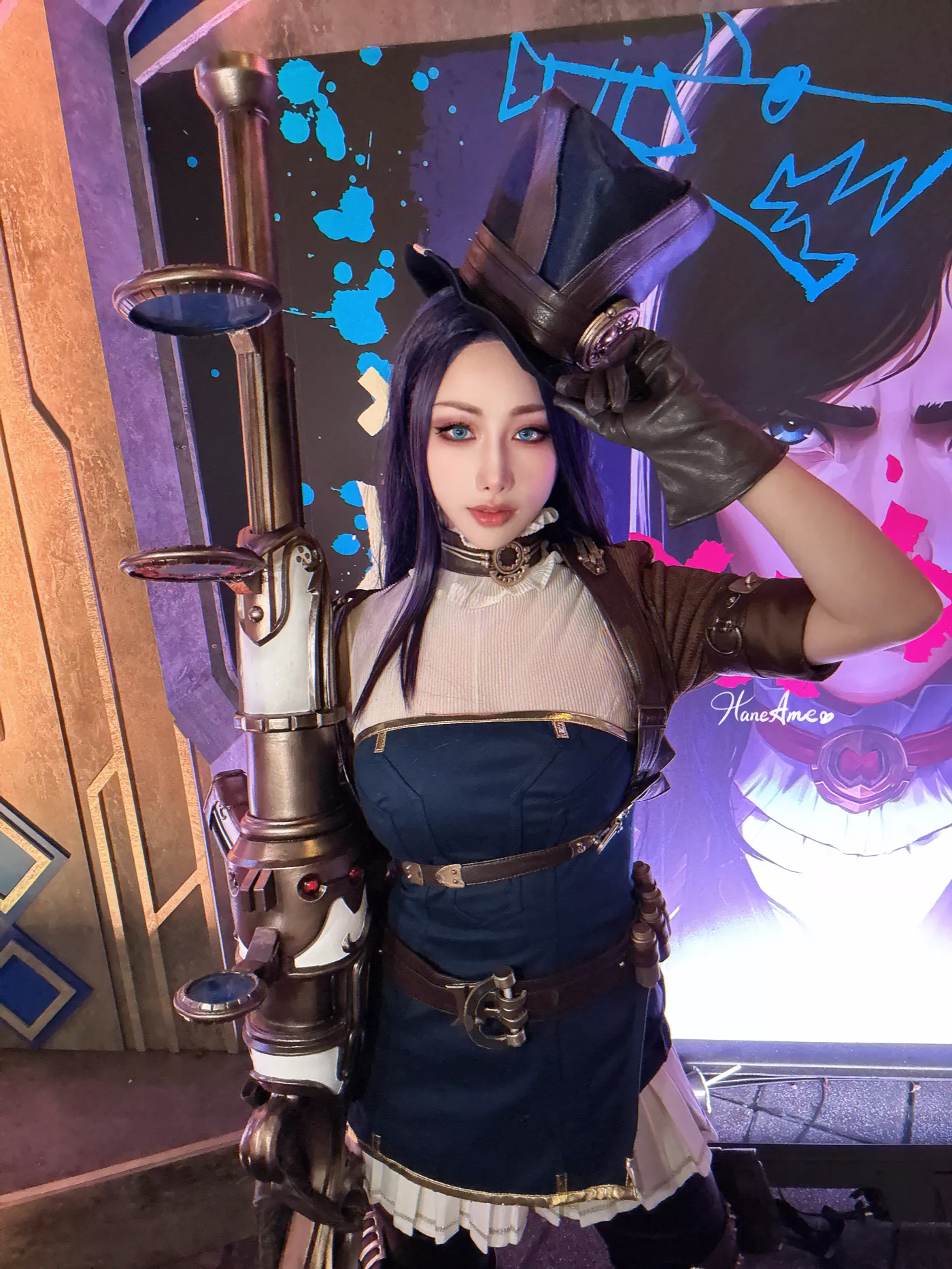 图片[19]-Hane Ame 雨波写真  – 英雄联盟 凱特琳[27P] – 速更版-美库