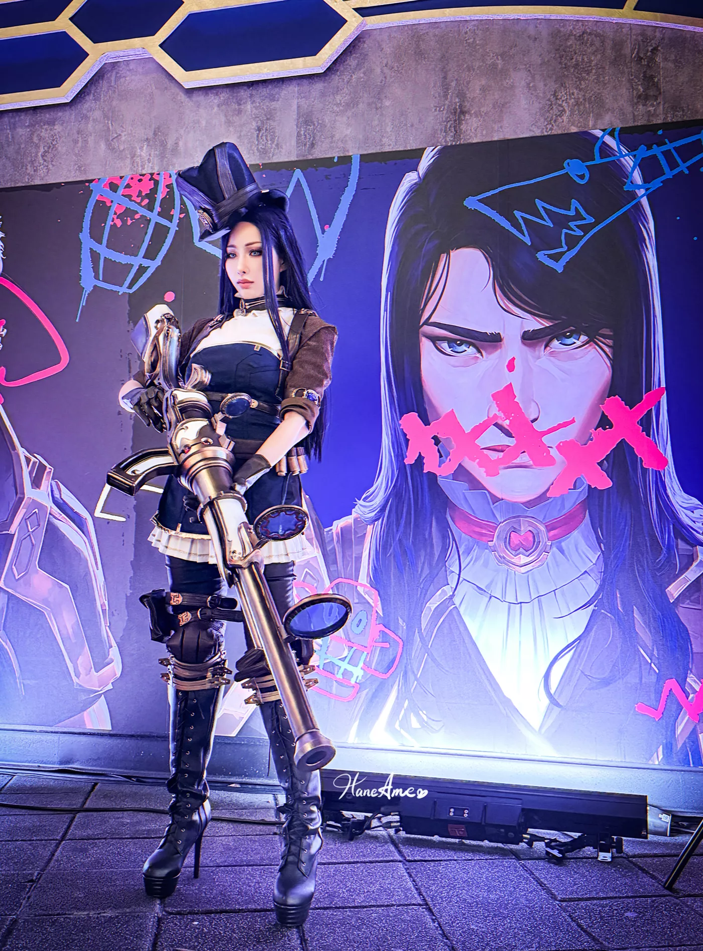 图片[24]-Hane Ame 雨波写真  – 英雄联盟 凱特琳[27P] – 速更版-美库