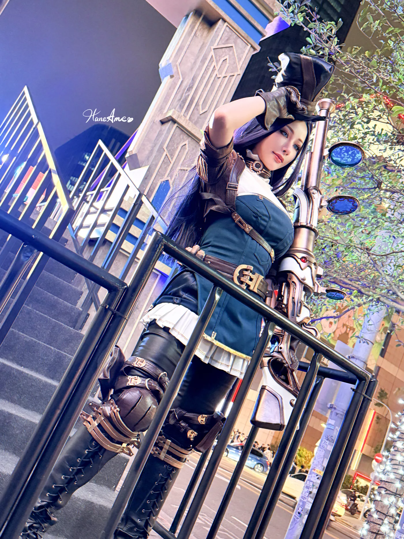 图片[25]-Hane Ame 雨波写真  – 英雄联盟 凱特琳[27P] – 速更版-美库