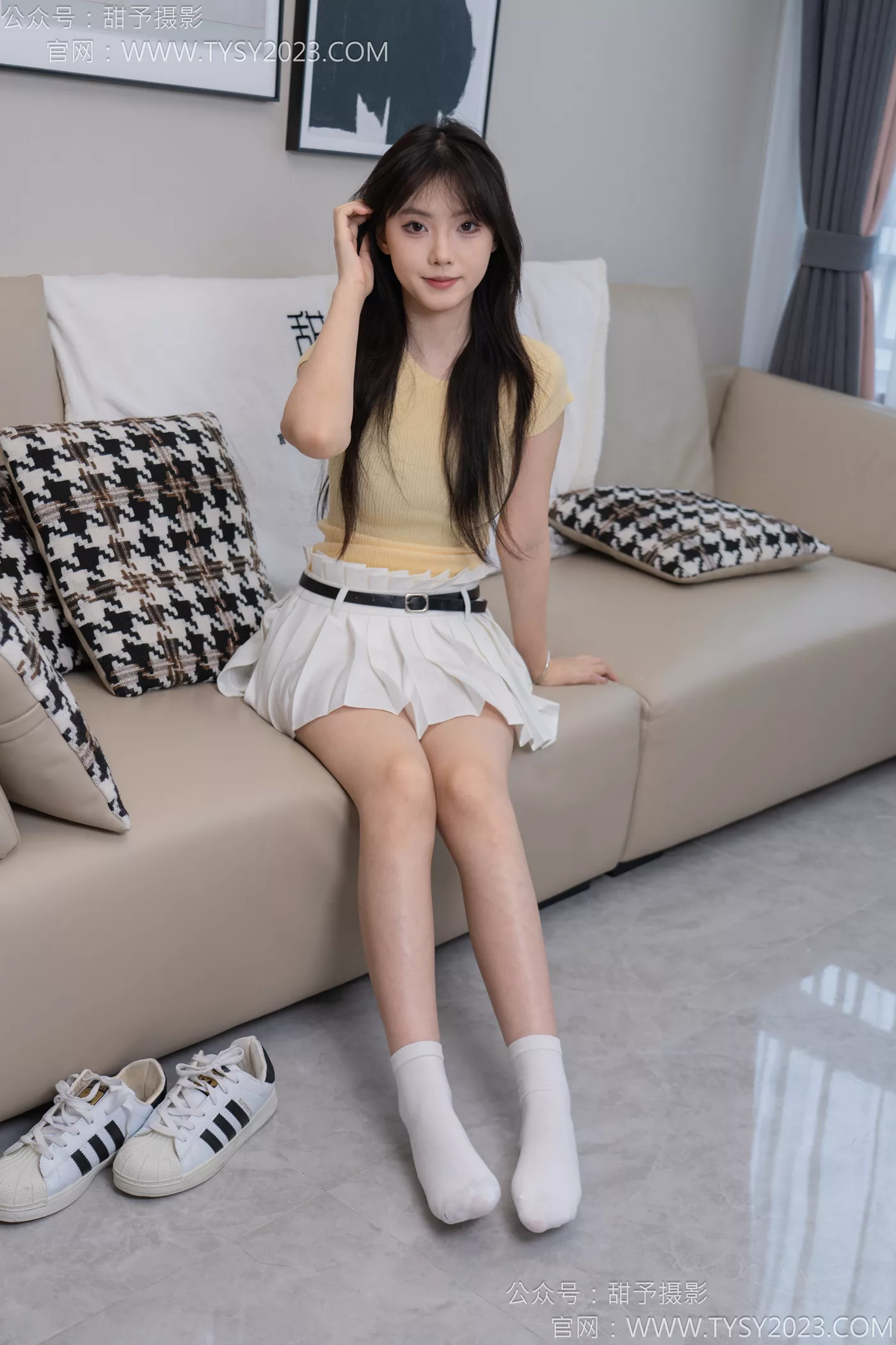 图片[48]-甜予摄影 NO.116 璇璇-板鞋、白棉袜、裸足[128P] – 速更版-美库