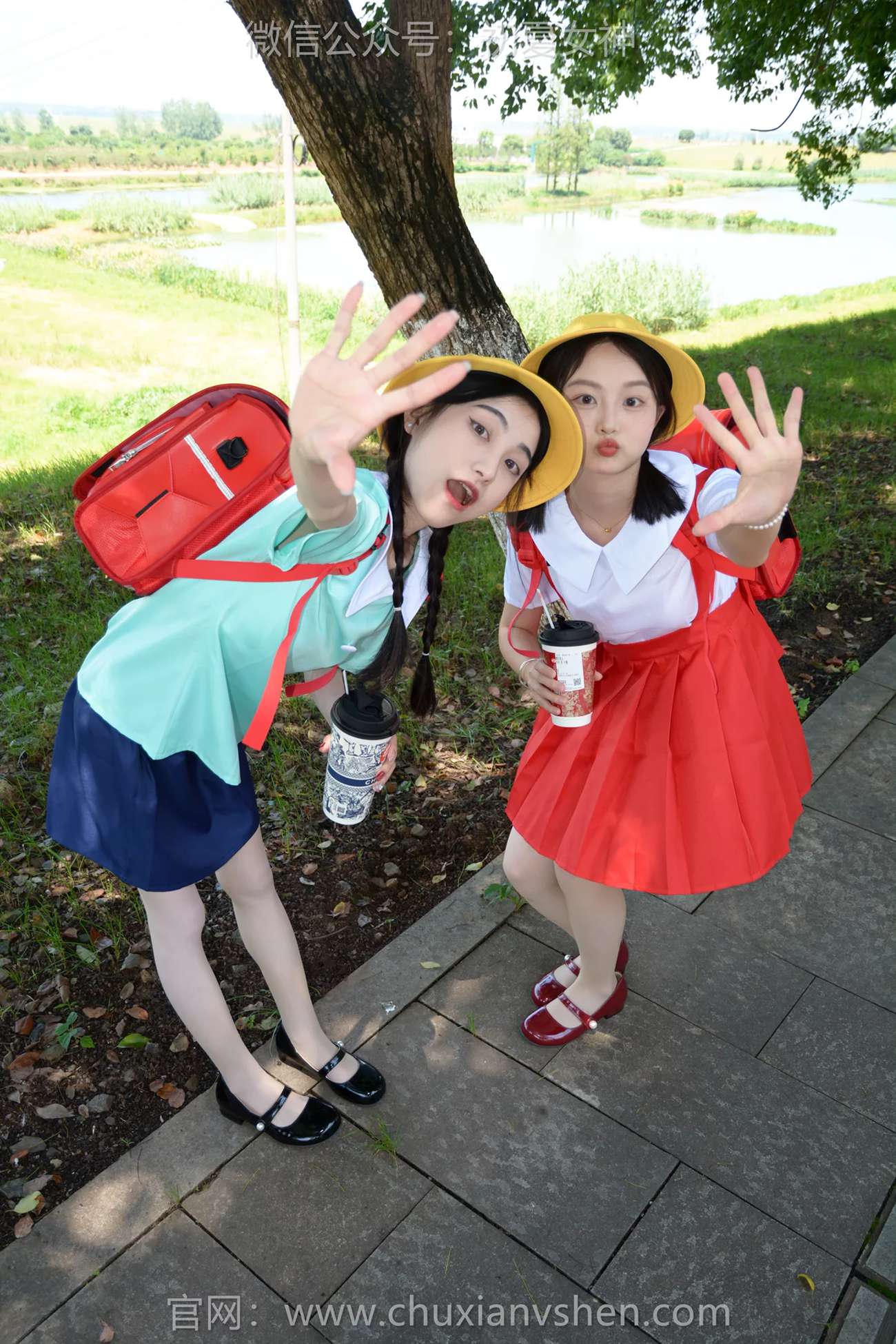 图片[23]-初夏女神 NO.260 柒柒、双双 丸子vs小玉[140P] – 速更版-美库