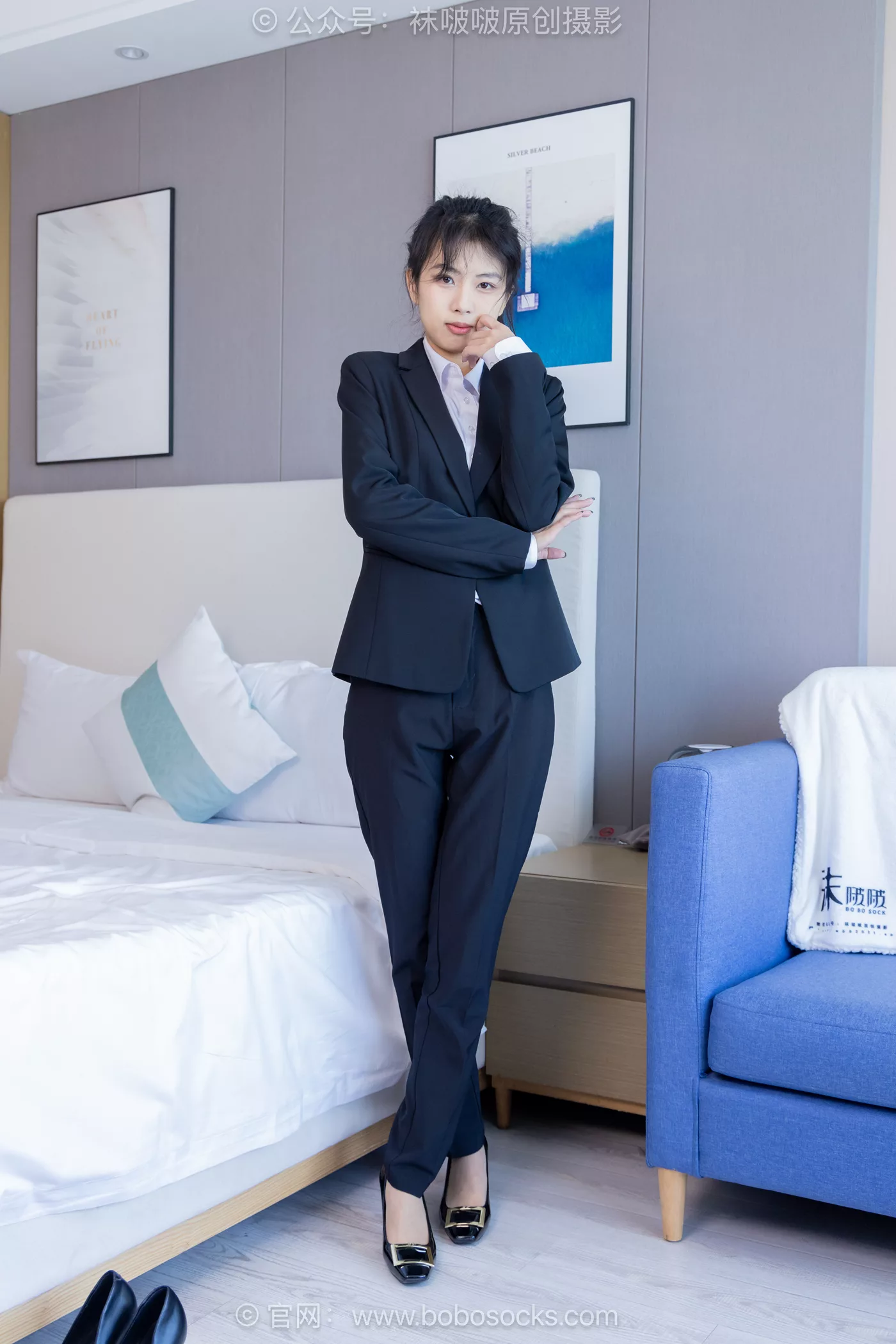 图片[17]-[BoBoSocks袜啵啵]NO.489 奶油 两双高跟鞋、薄肉丝、ol制服裤里丝、黑色美甲[151P] – 速更版-美库