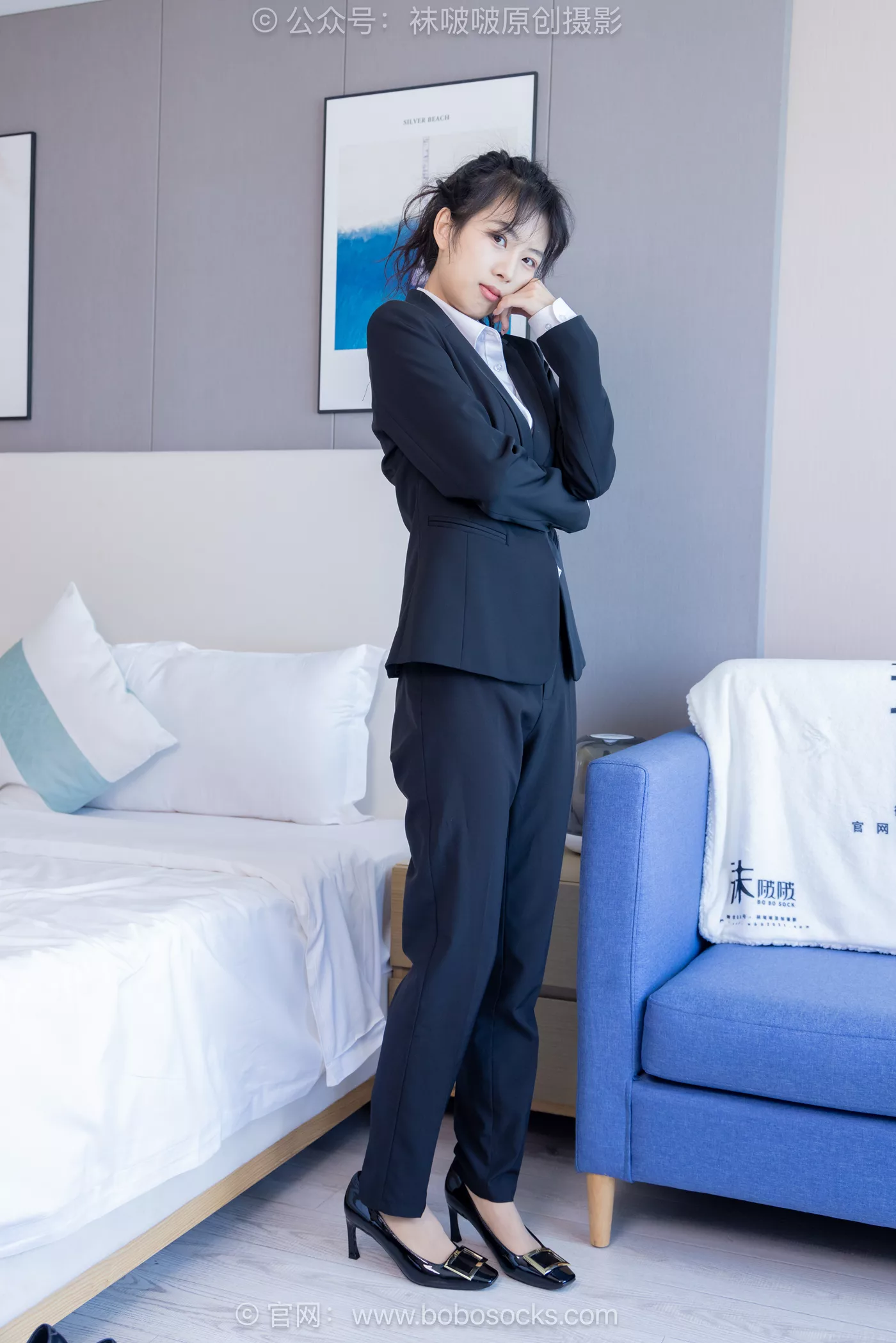 图片[19]-[BoBoSocks袜啵啵]NO.489 奶油 两双高跟鞋、薄肉丝、ol制服裤里丝、黑色美甲[151P] – 速更版-美库